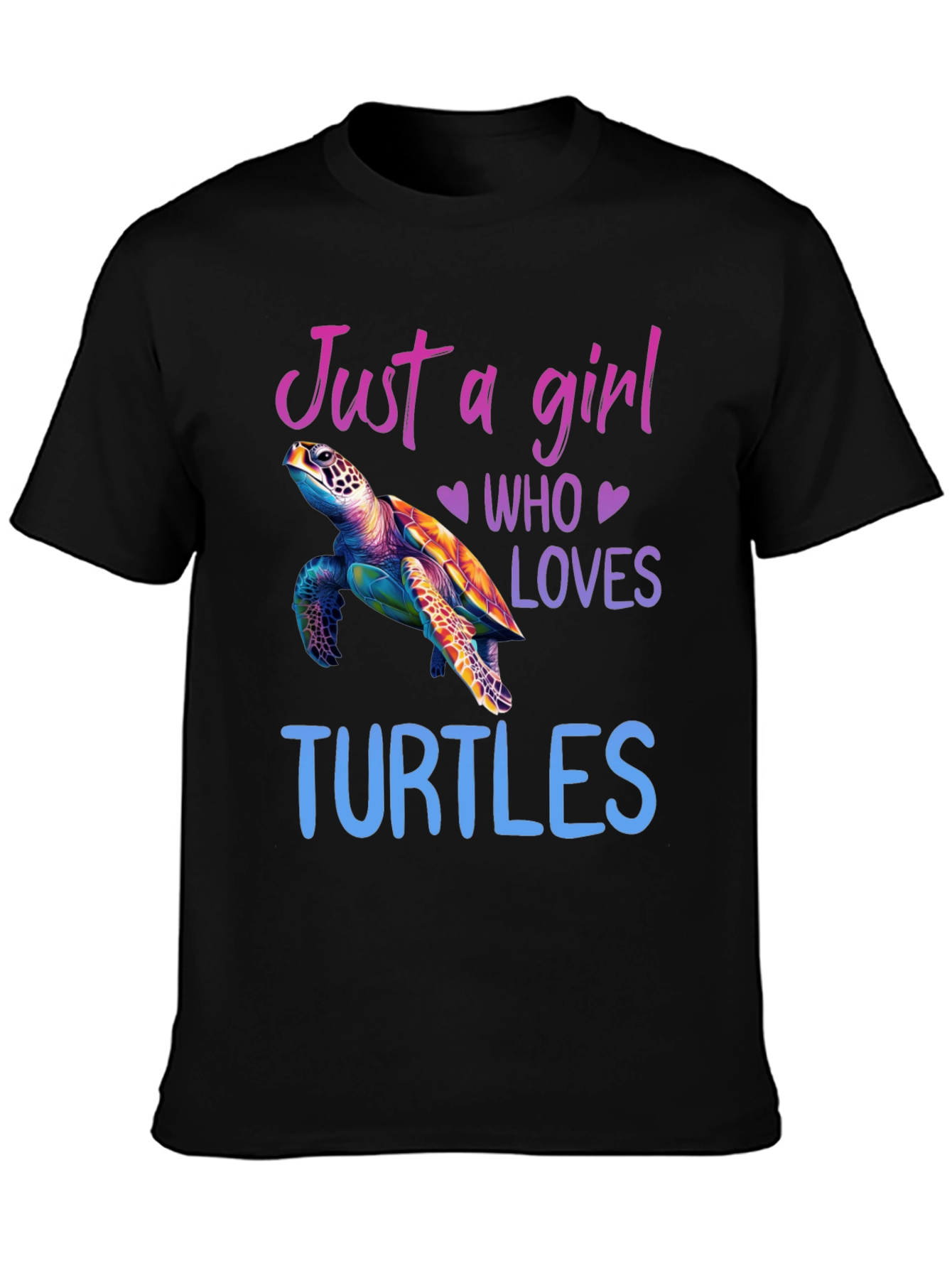 Just A Girl Who Loves Turtles T-Shirt