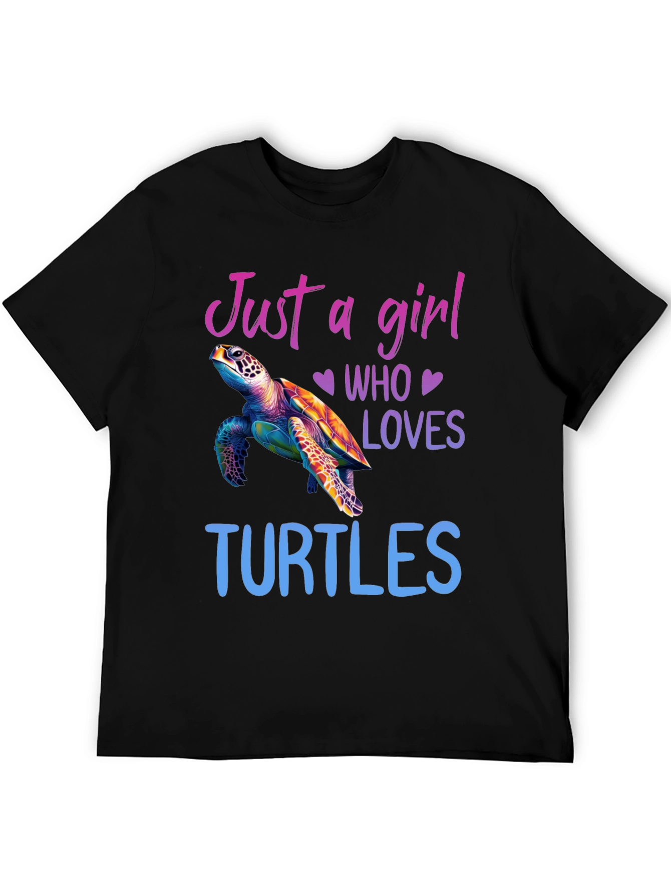 Just A Girl Who Loves Turtles T-Shirt