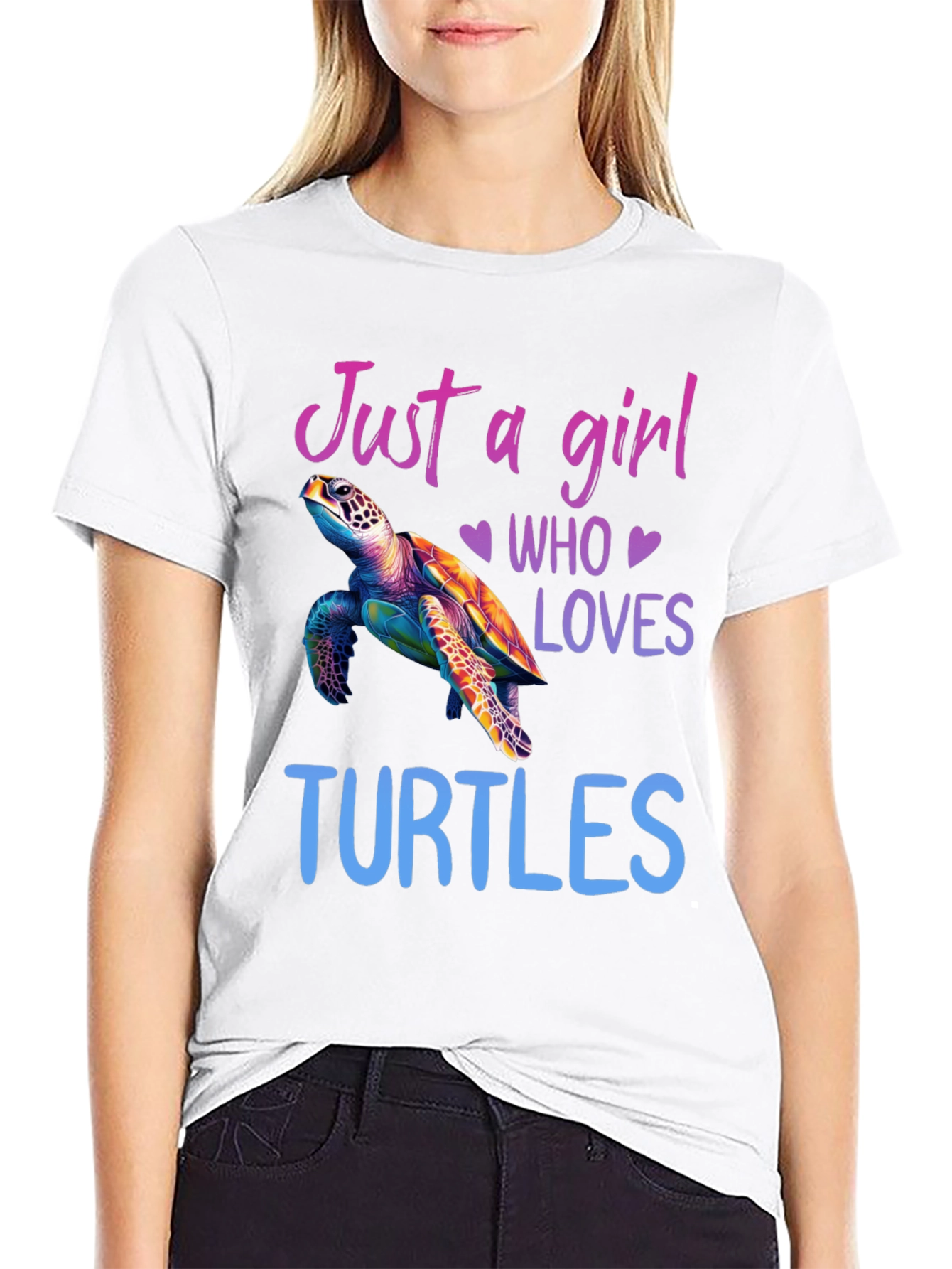 Just A Girl Who Loves Turtles T-Shirt