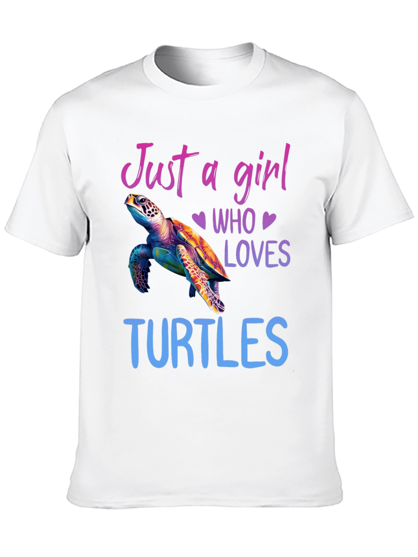 Just A Girl Who Loves Turtles T-Shirt