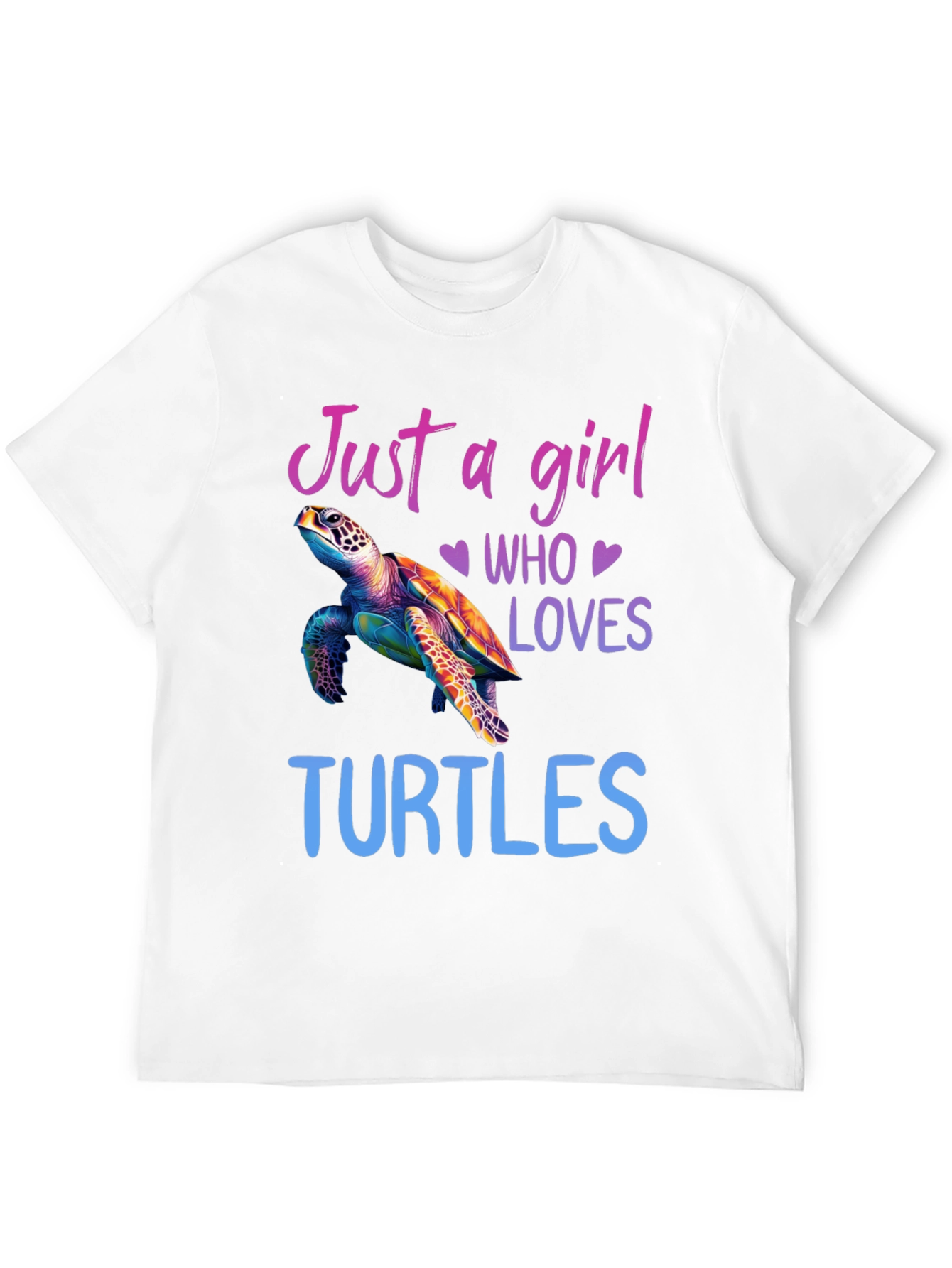 Just A Girl Who Loves Turtles T-Shirt