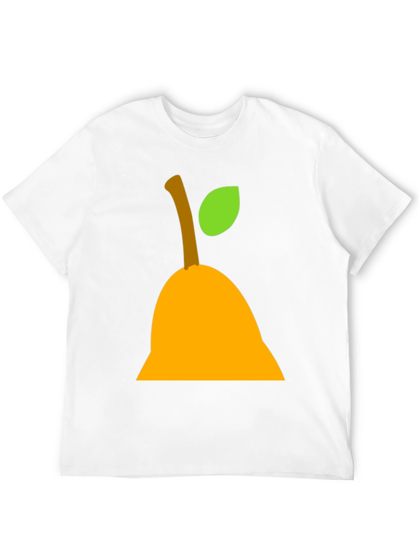 Pear Graphic Tee - Black Cotton Shirt