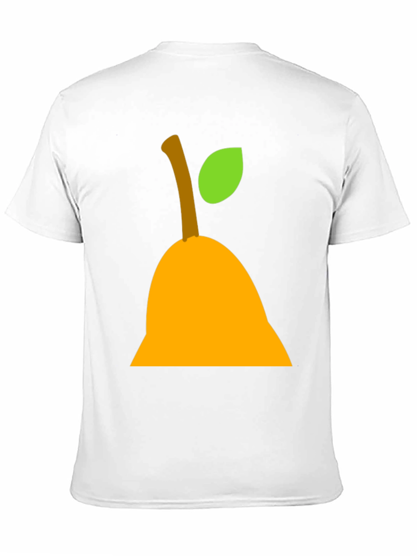 Pear Graphic Tee - Black Cotton Shirt