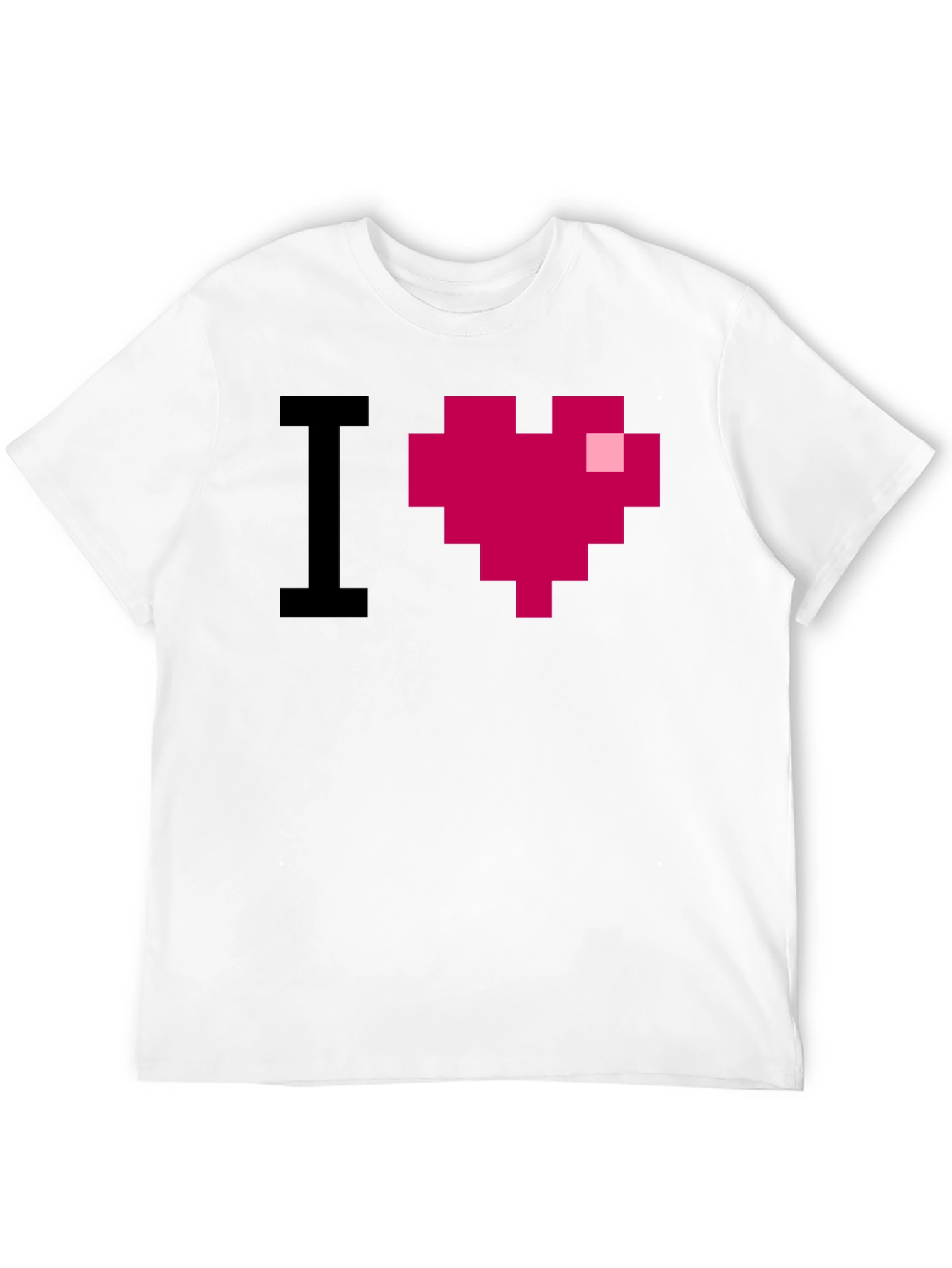I Heart Pixel Art Graphic Tee