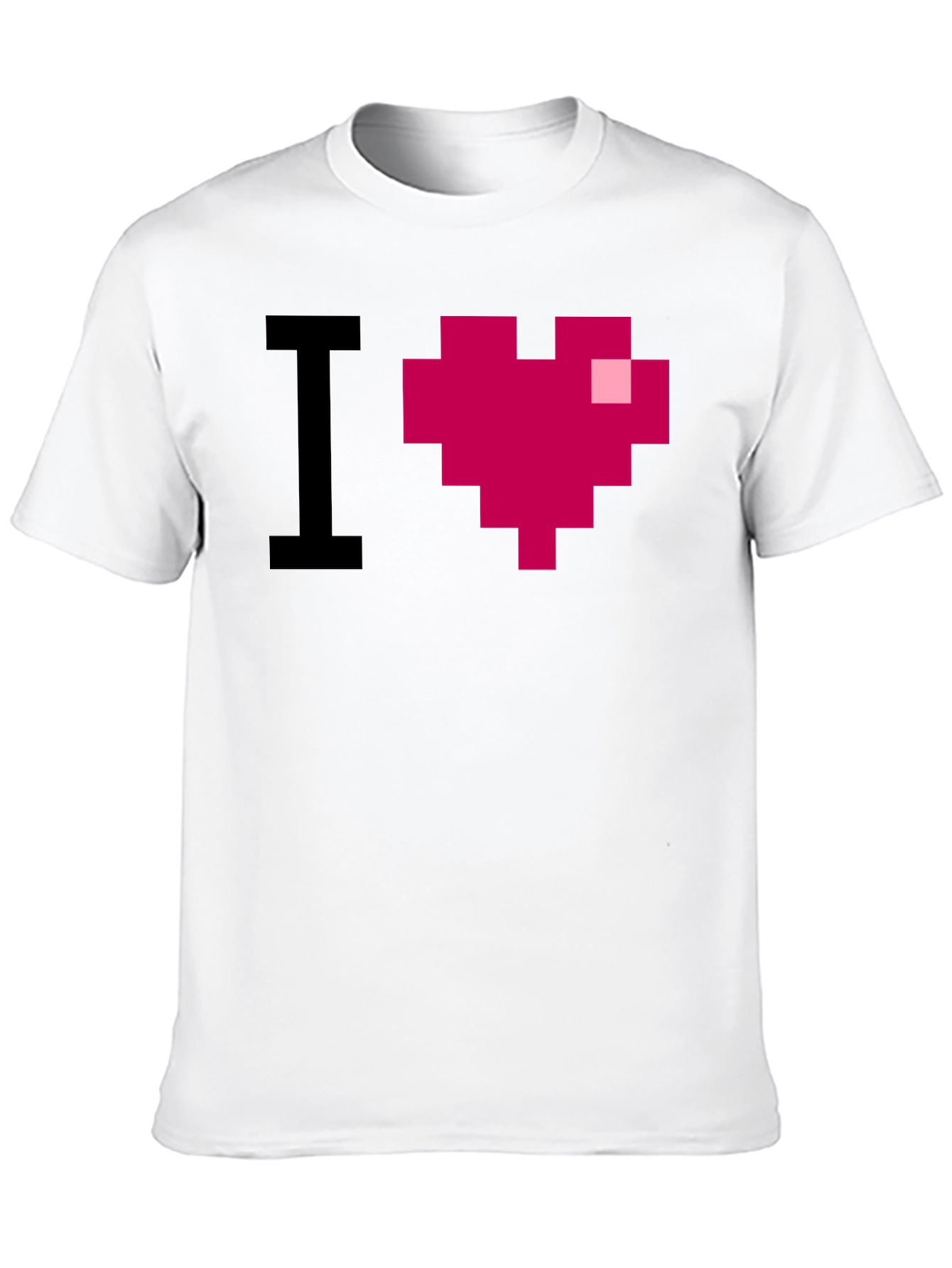 I Heart Pixel Art Graphic Tee