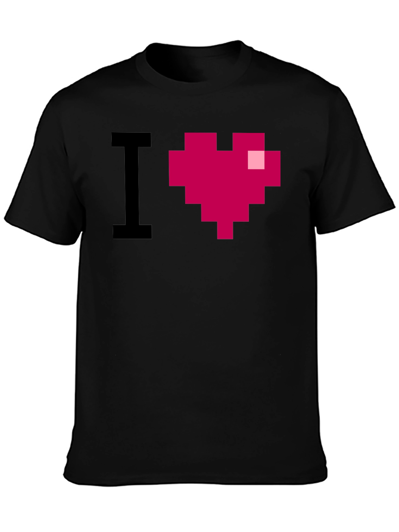 I Heart Pixel Art Graphic Tee