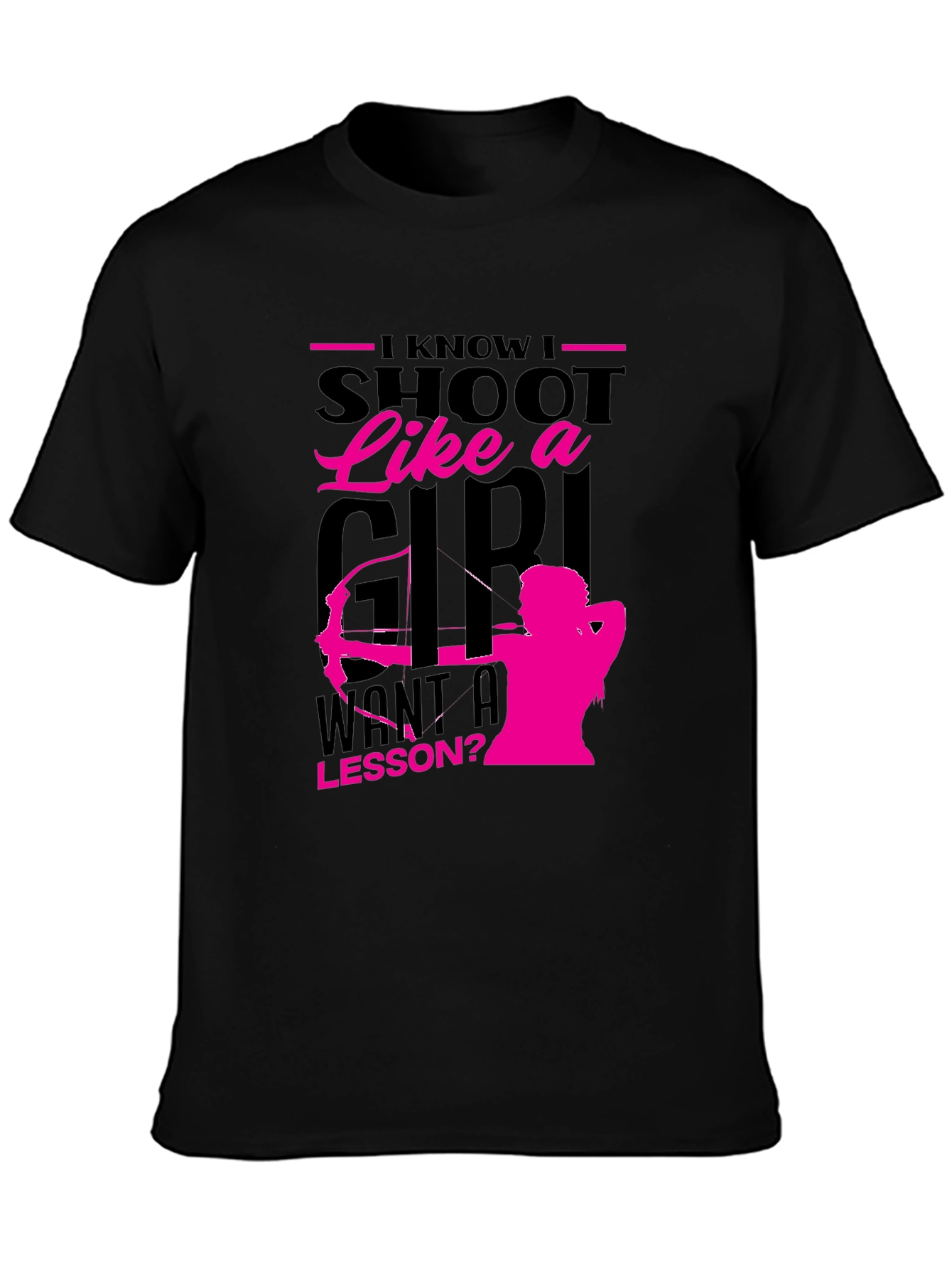 I Shoot Like a Girl T-Shirt - Archery Design