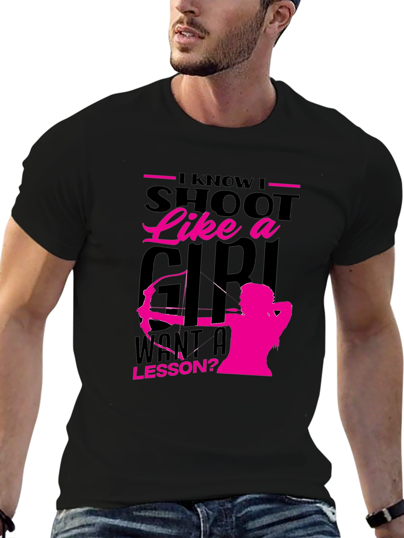 I Shoot Like a Girl T-Shirt - Archery Design
