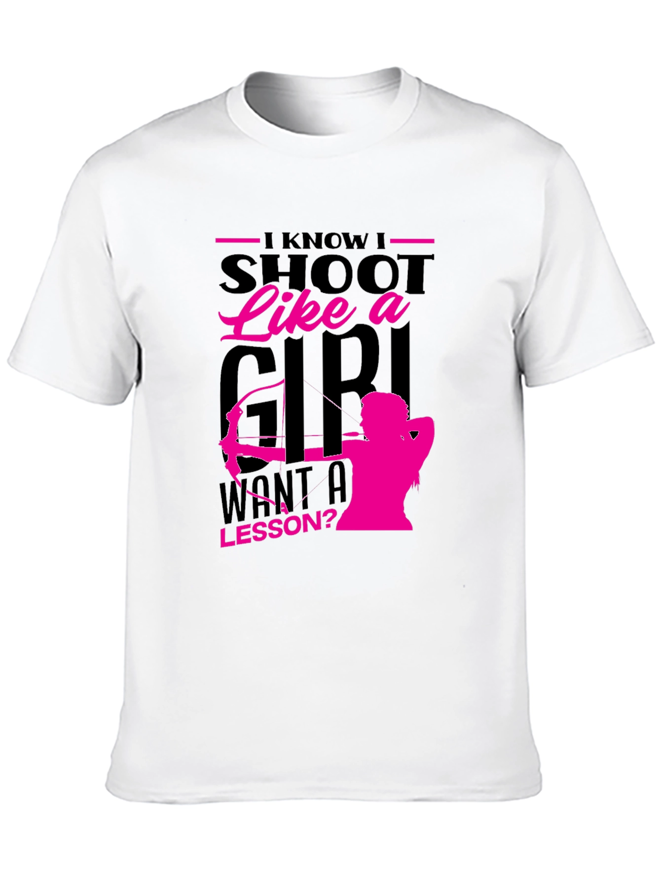 I Shoot Like a Girl T-Shirt - Archery Design