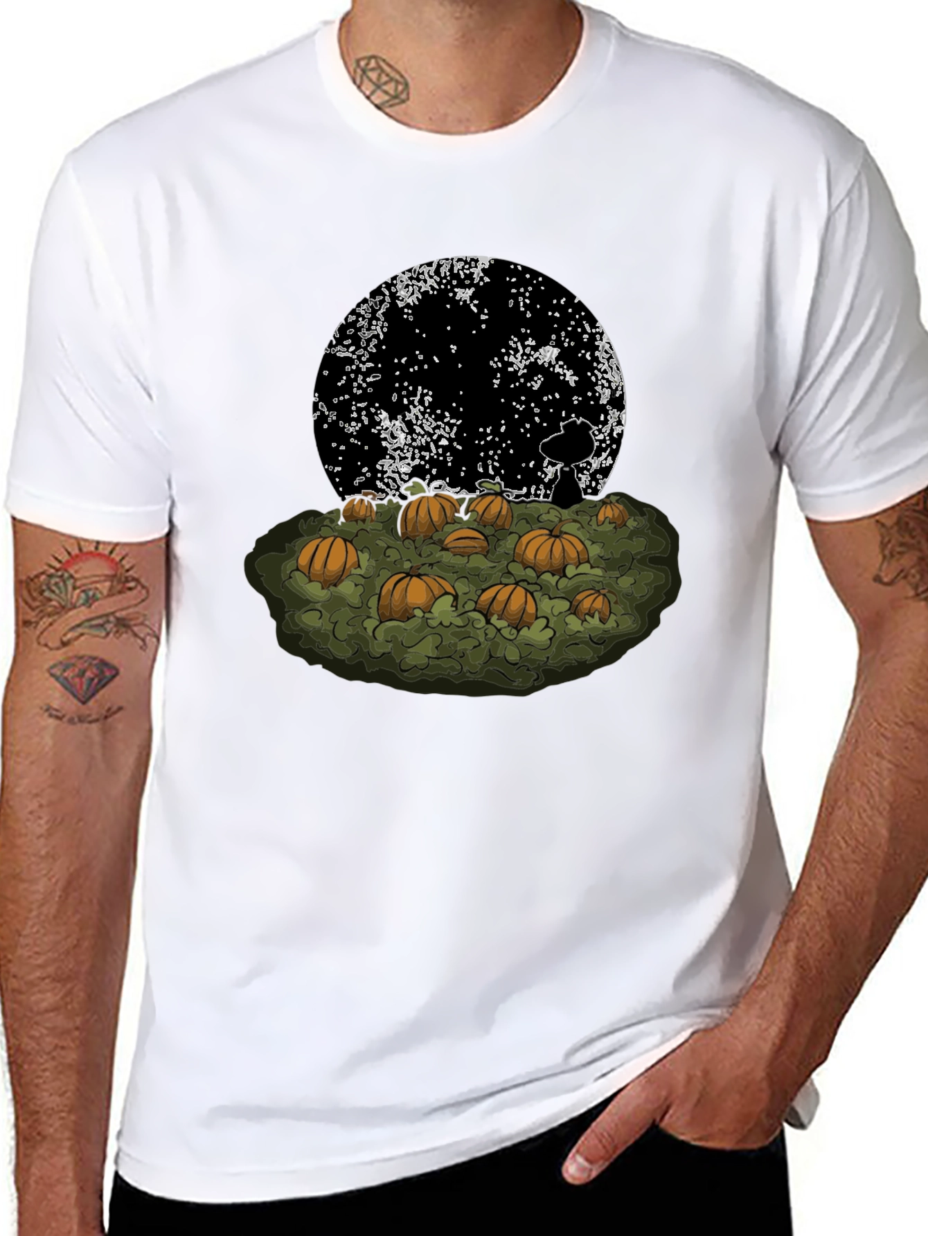 Snoopy Halloween Pumpkin Patch T-Shirt