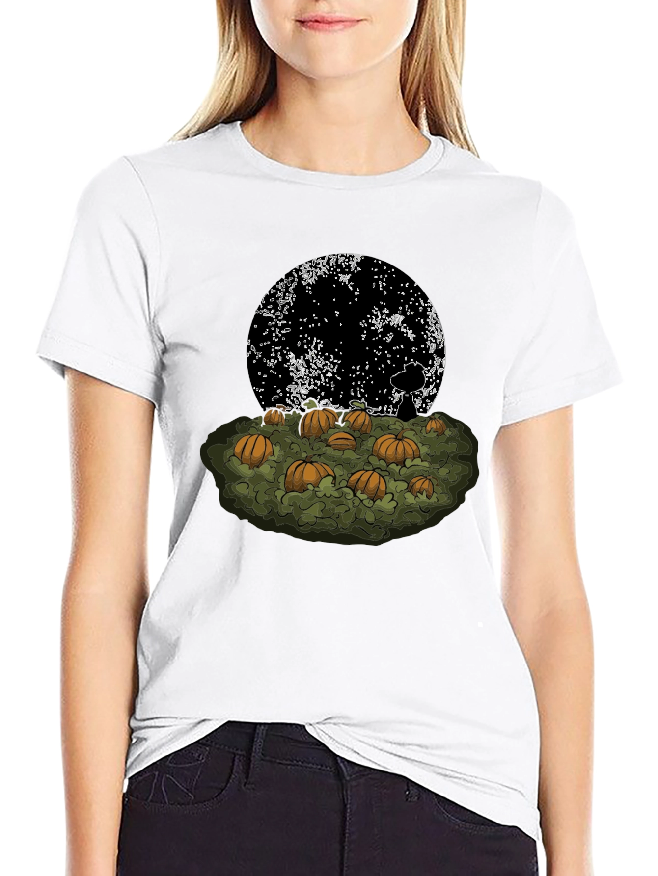 Snoopy Halloween Pumpkin Patch T-Shirt