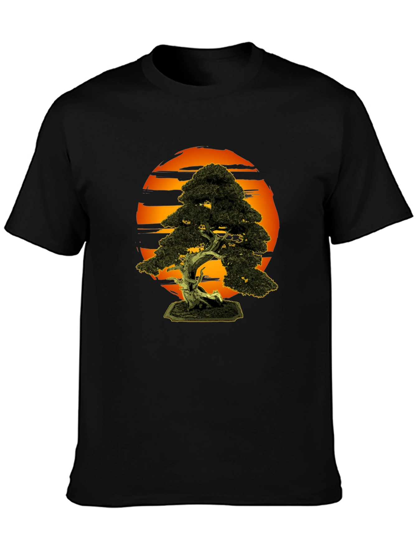 Bonsai Tree T-Shirt - Artistic Nature Design