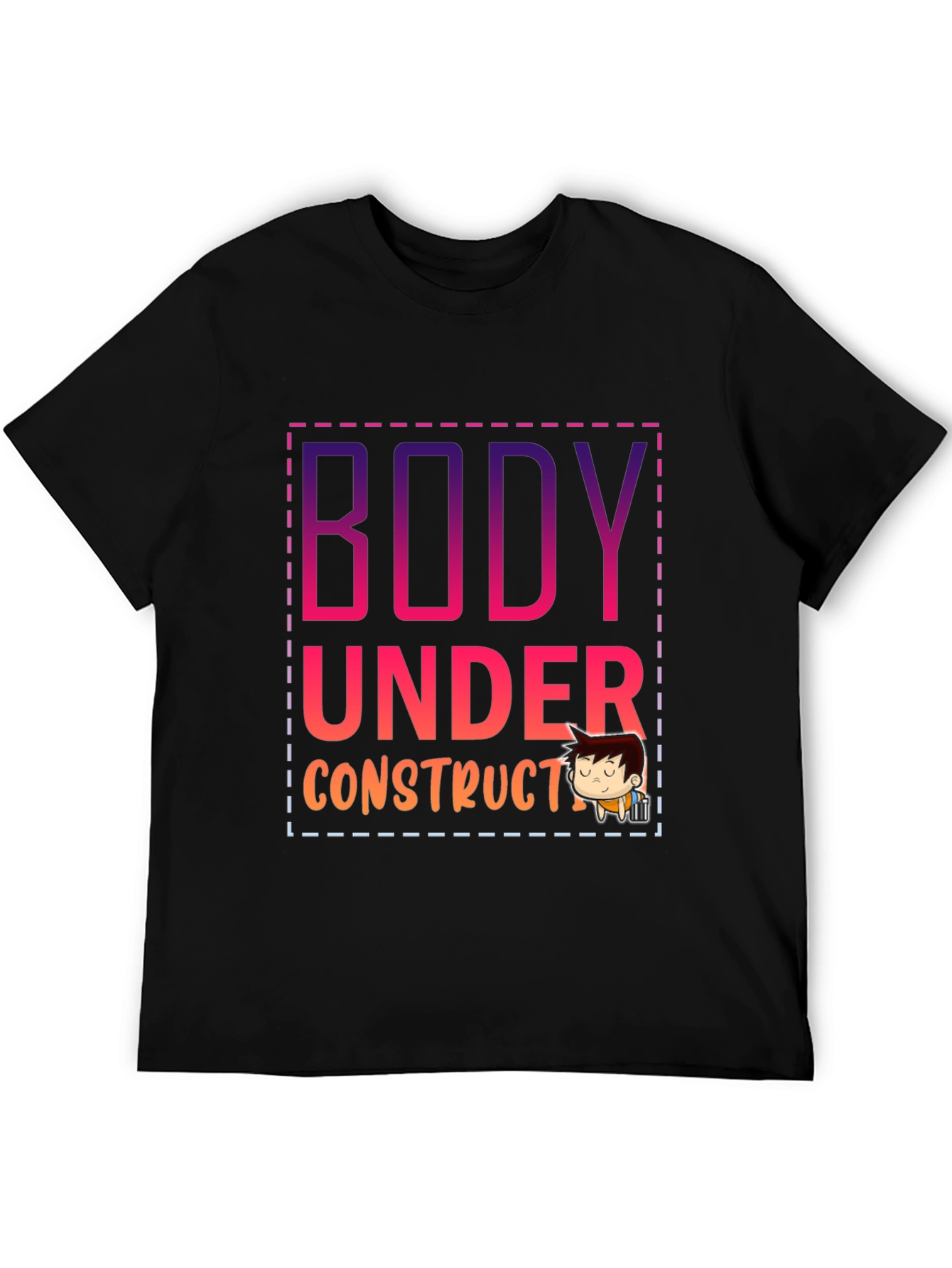 Body Under Construction Graphic T-Shirt