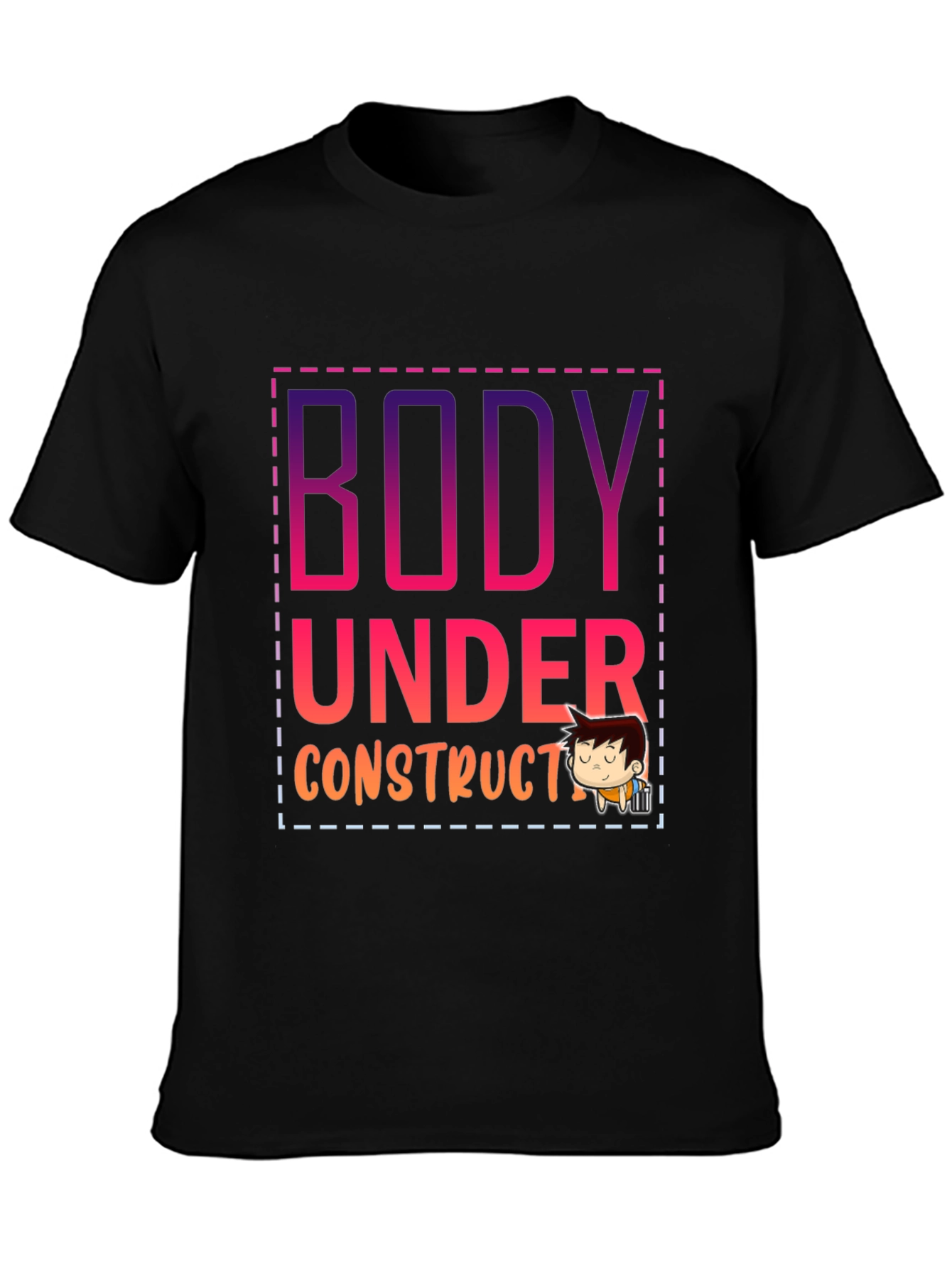 Body Under Construction Graphic T-Shirt
