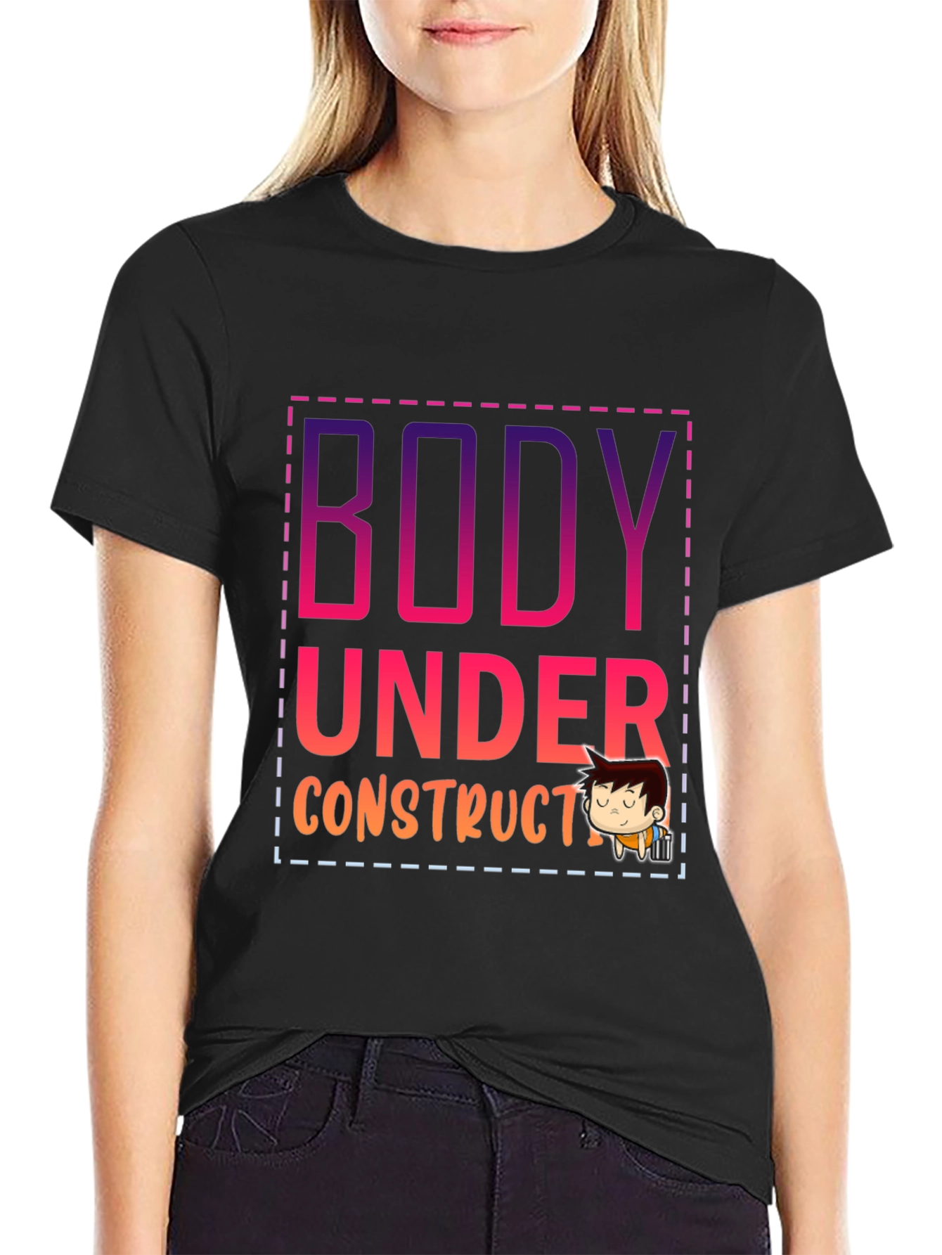 Body Under Construction Graphic T-Shirt