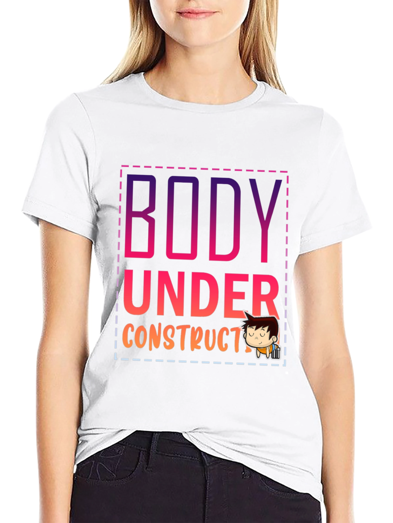 Body Under Construction Graphic T-Shirt