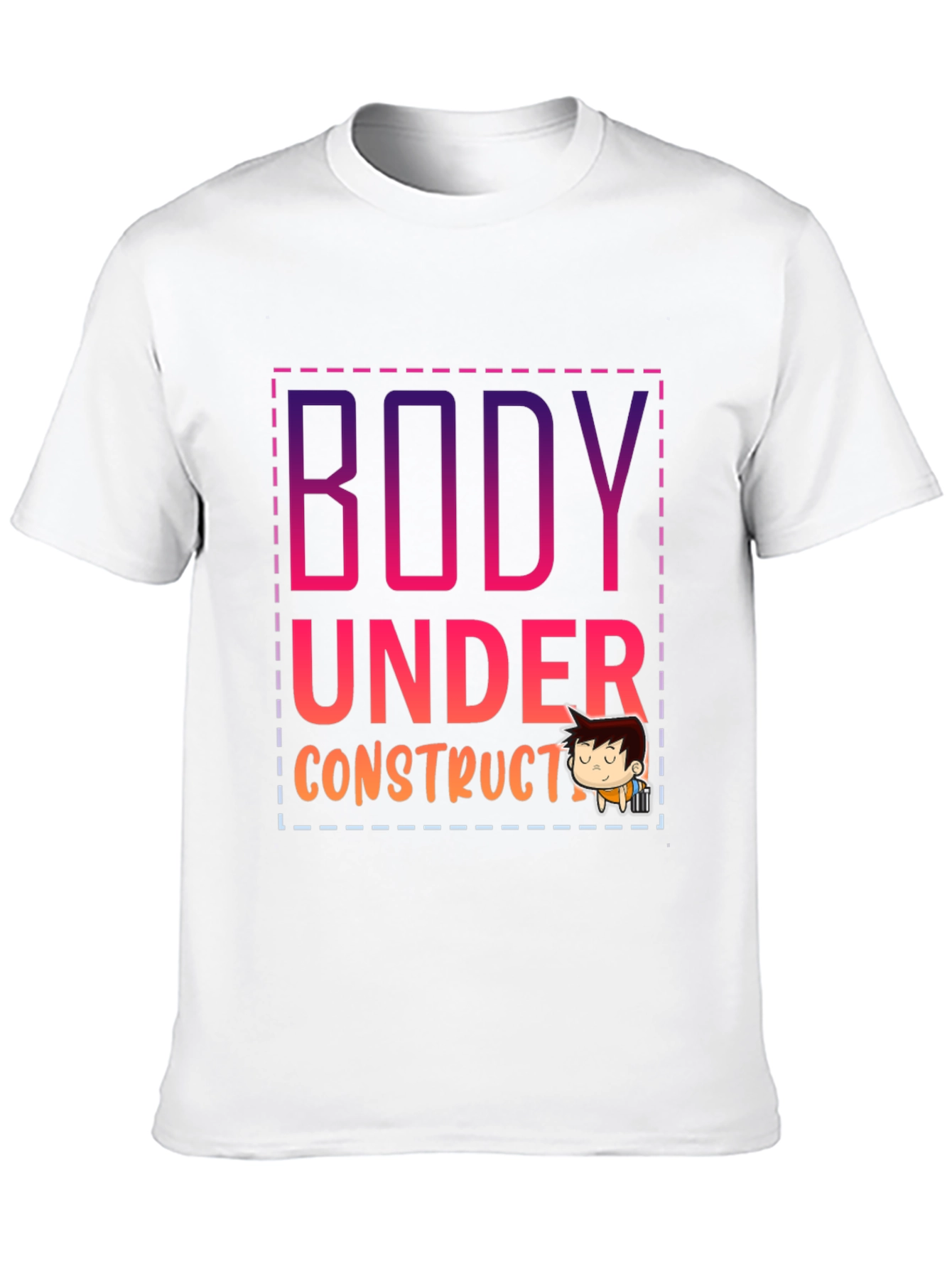 Body Under Construction Graphic T-Shirt