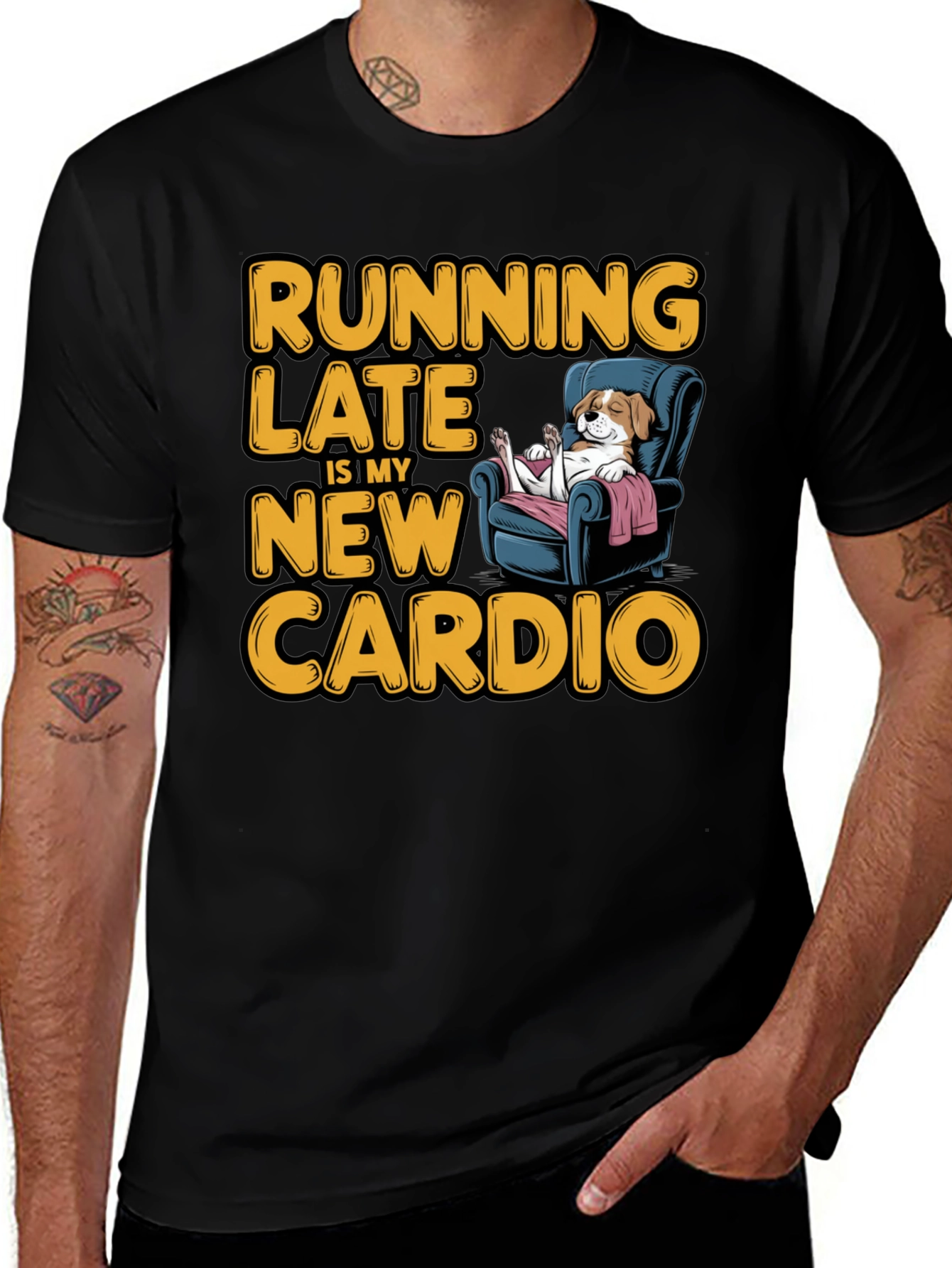 Running Late is My New Cardio T-Shirt