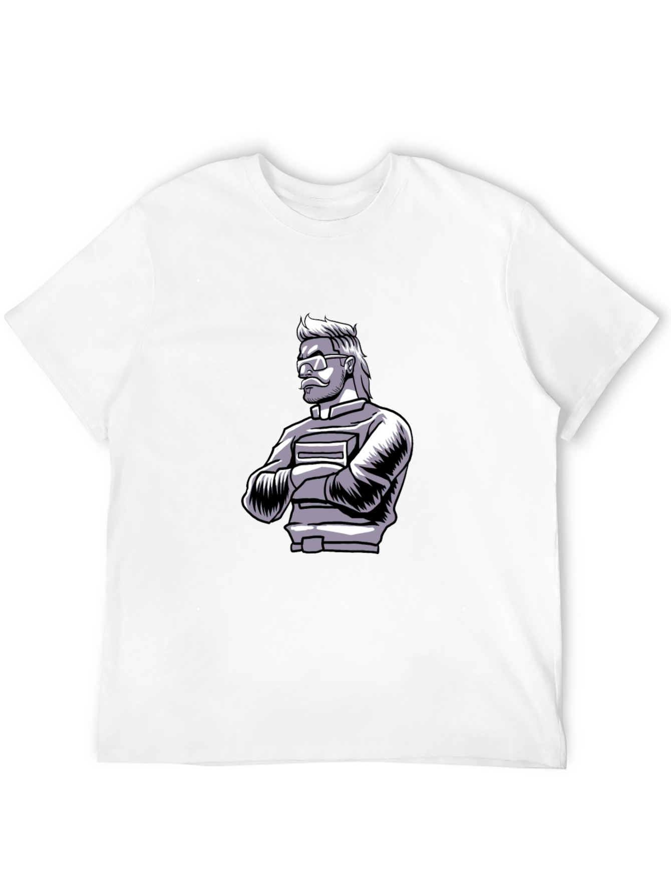 Cool Graphic Print Black T-Shirt