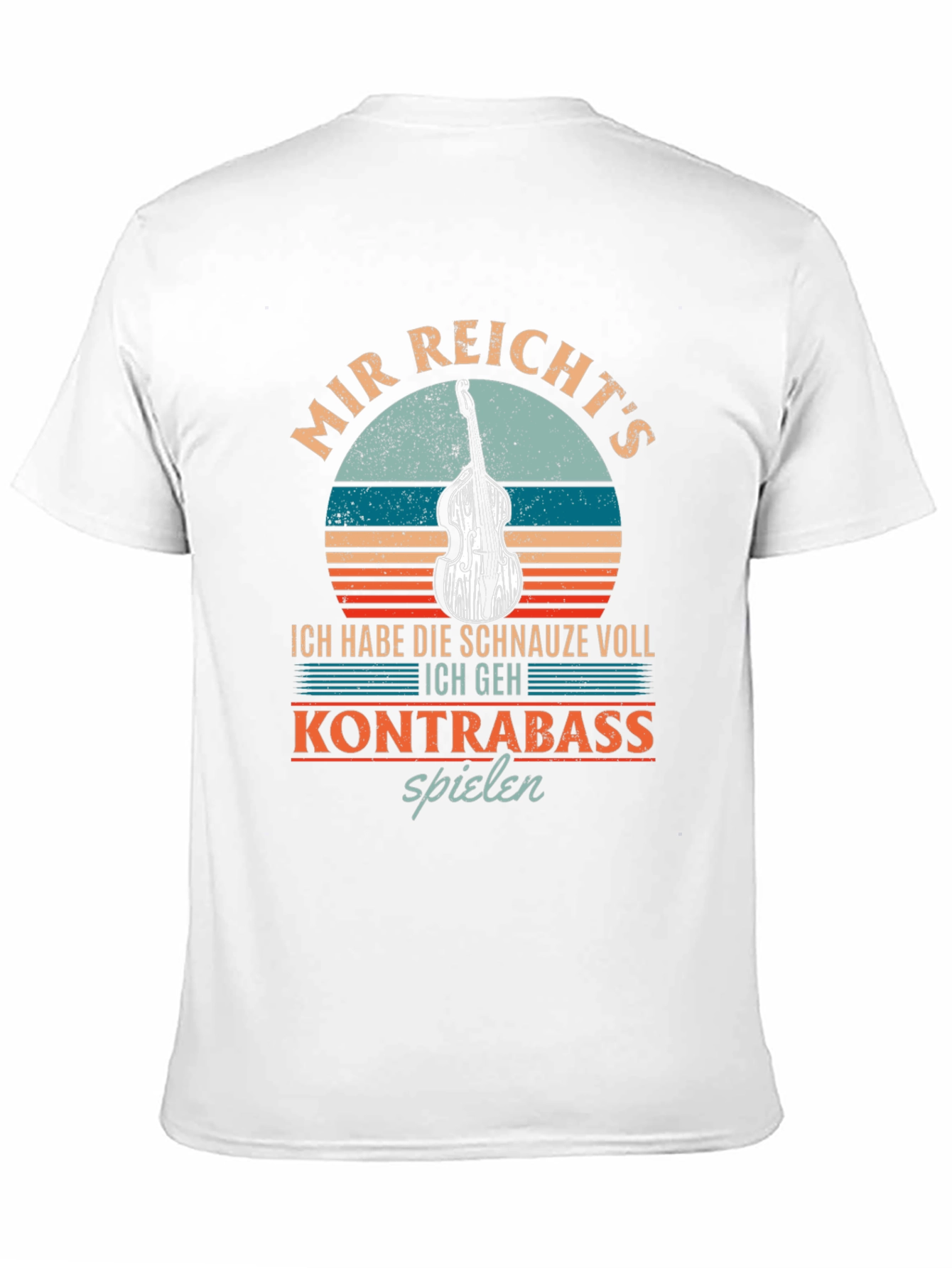 Kontrabass Spielen T-Shirt - Music Humor Tee