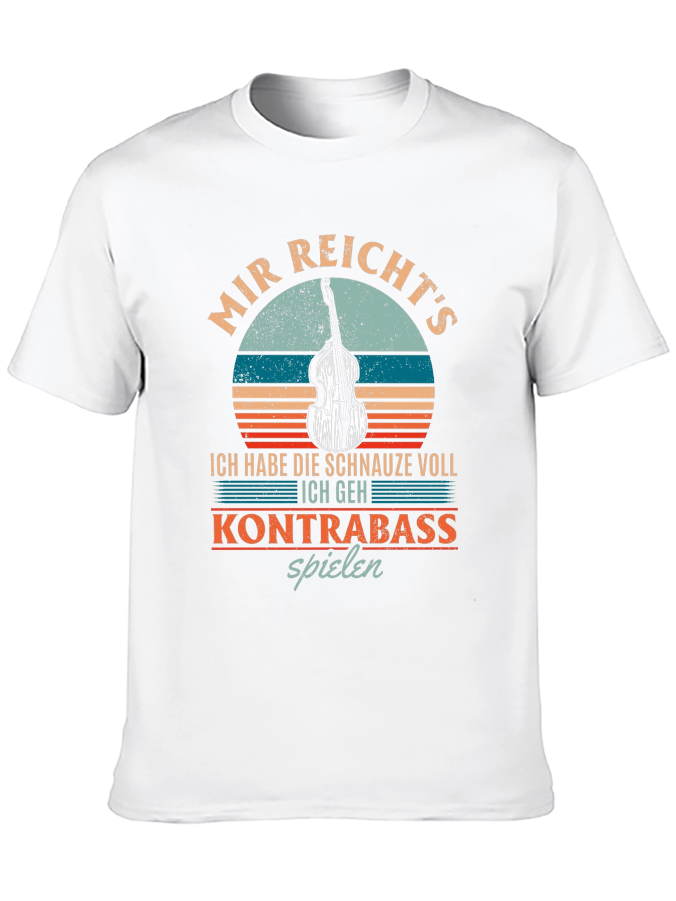 Kontrabass Spielen T-Shirt - Music Humor Tee