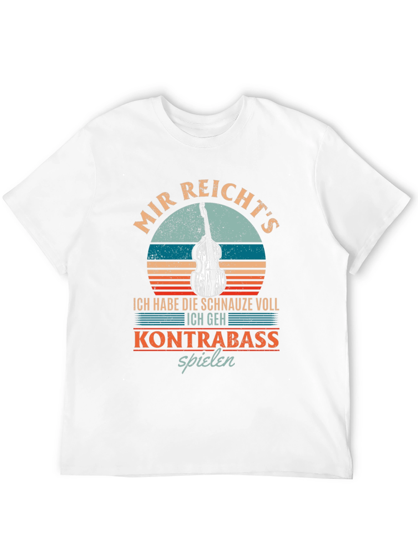 Kontrabass Spielen T-Shirt - Music Humor Tee