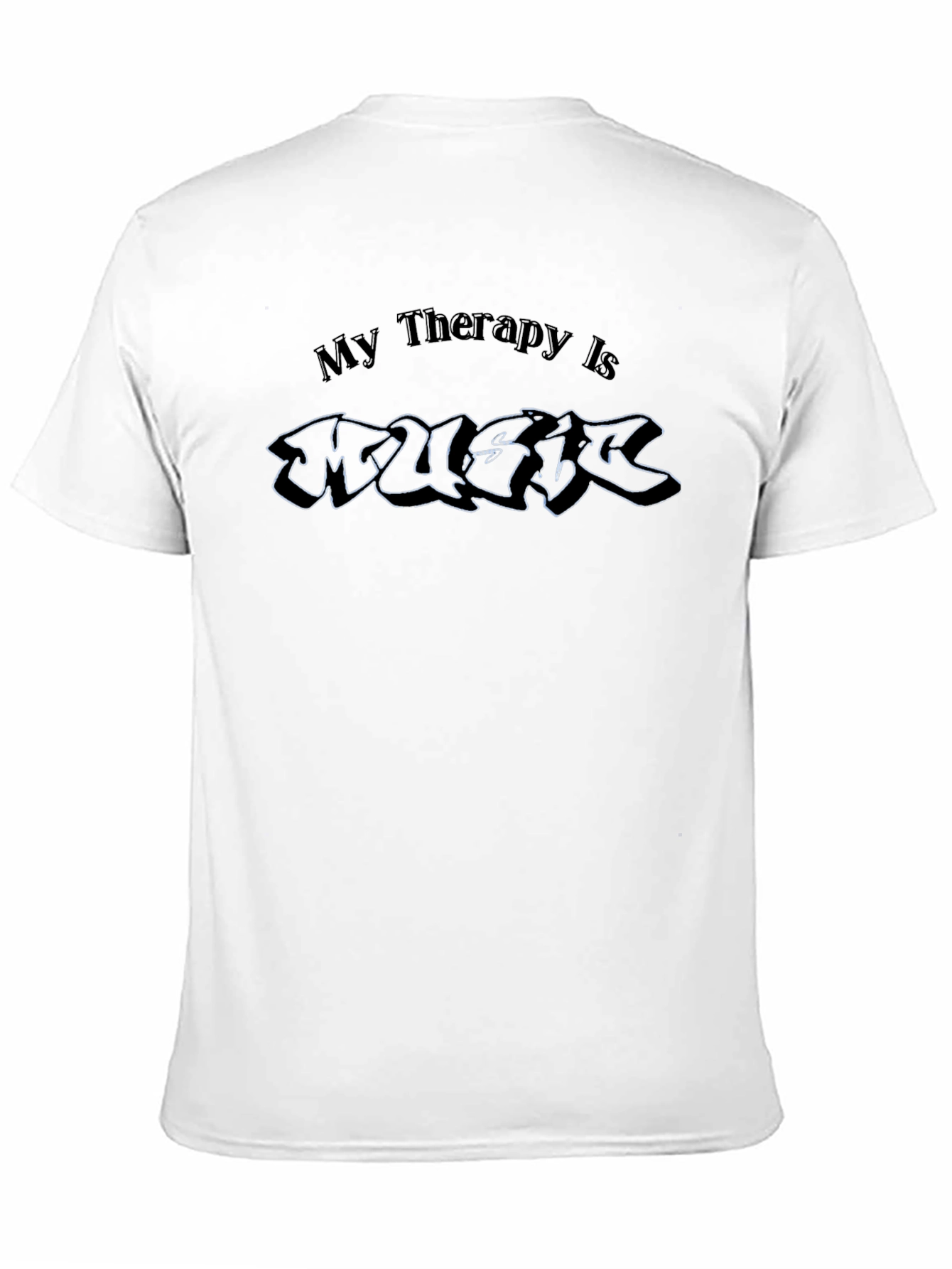 Music Therapy Black T-Shirt