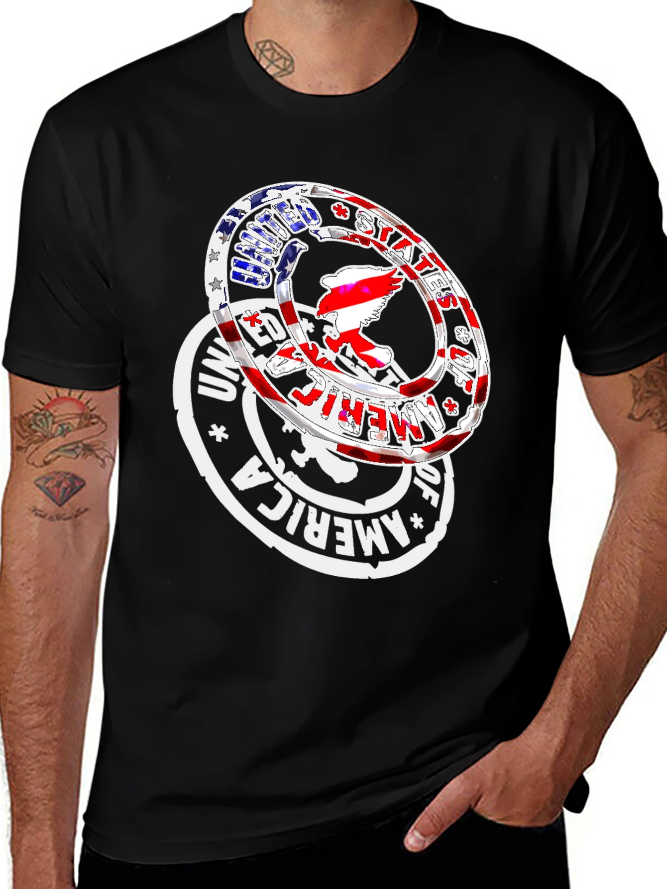 USA Pride Graphic Tee - Patriotic Fashion