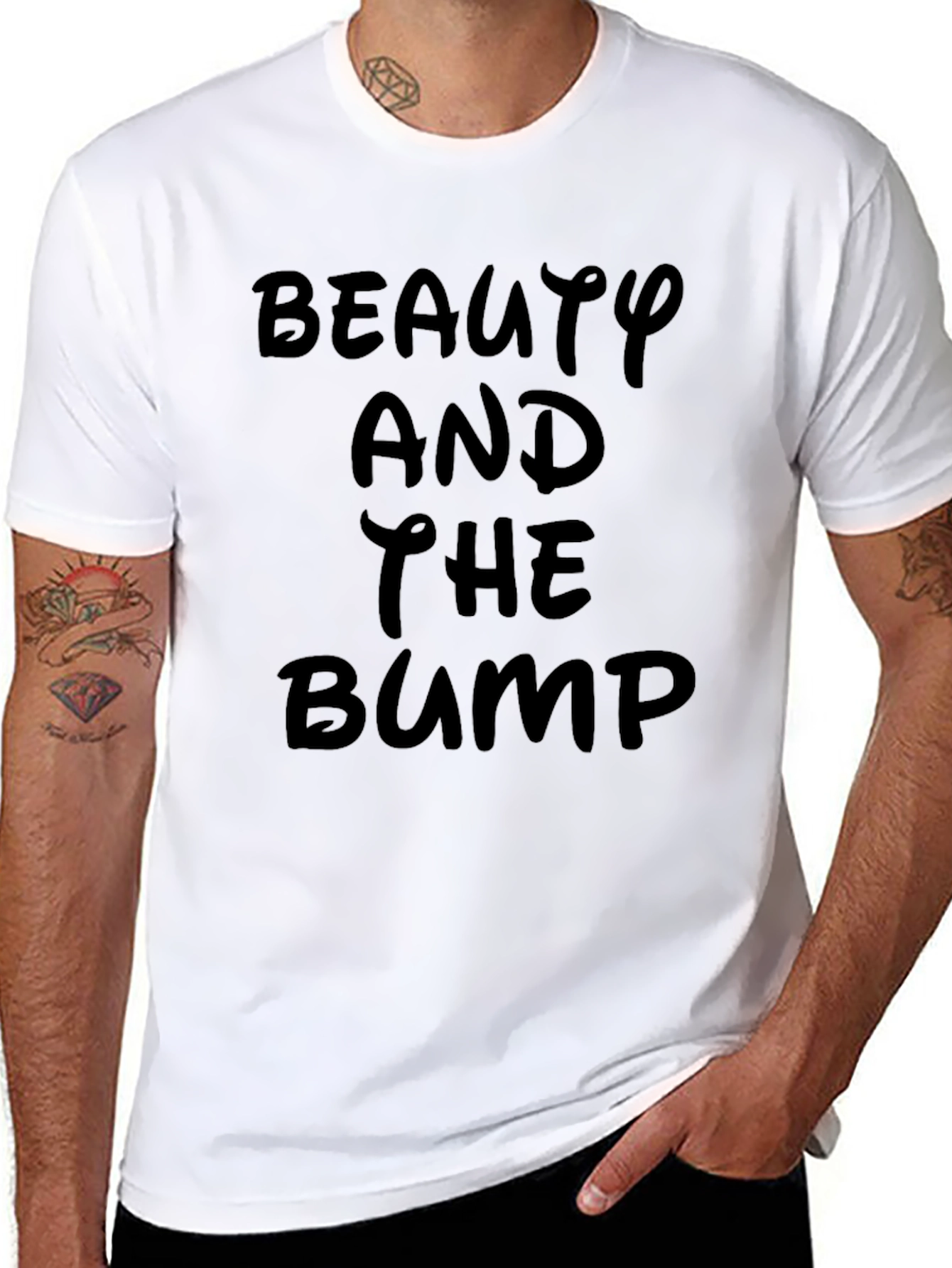 Beauty and the Bump Tee - Maternity Style