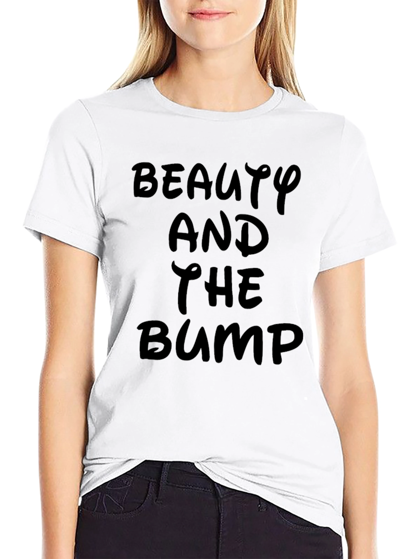 Beauty and the Bump Tee - Maternity Style