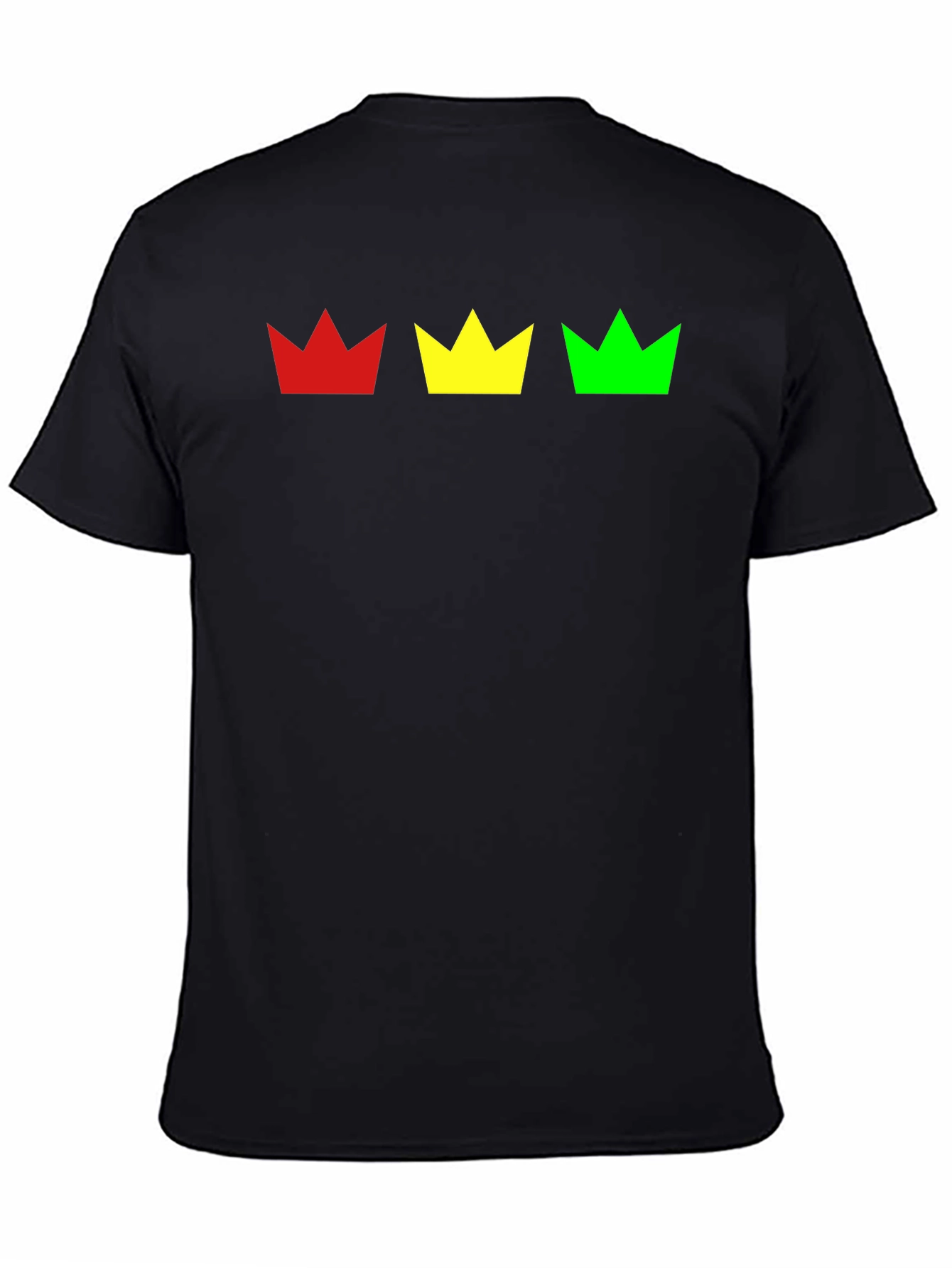 Rasta Crown T-Shirt - Red Yellow Green Graphic Tee