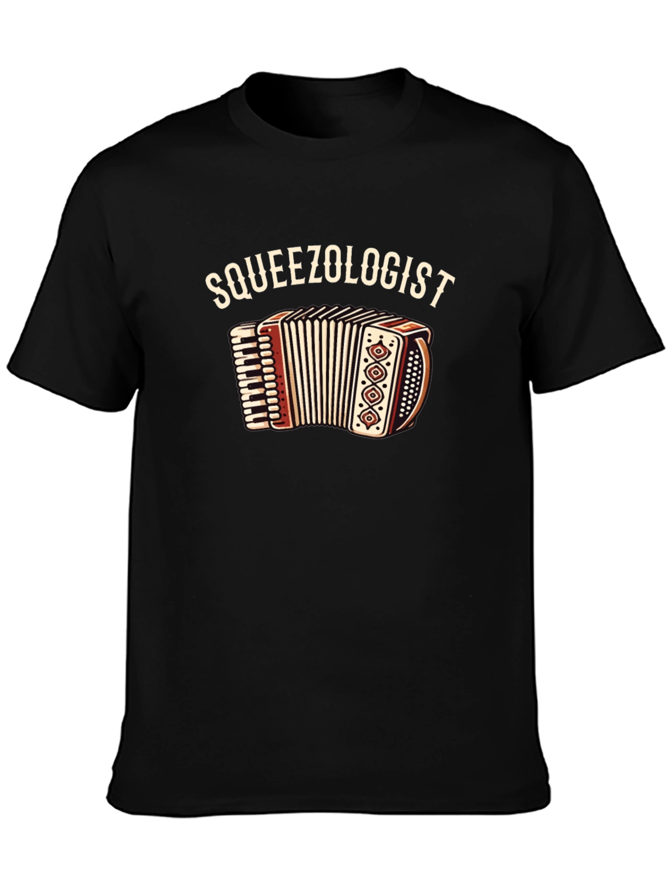 Squeezologist Accordion Musician T-Shirt