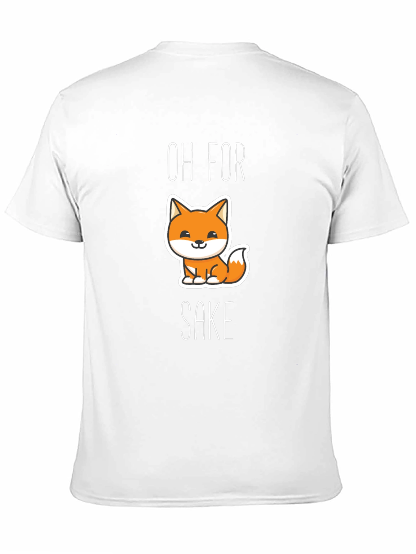 Oh For Fox Sake Black Graphic Tee