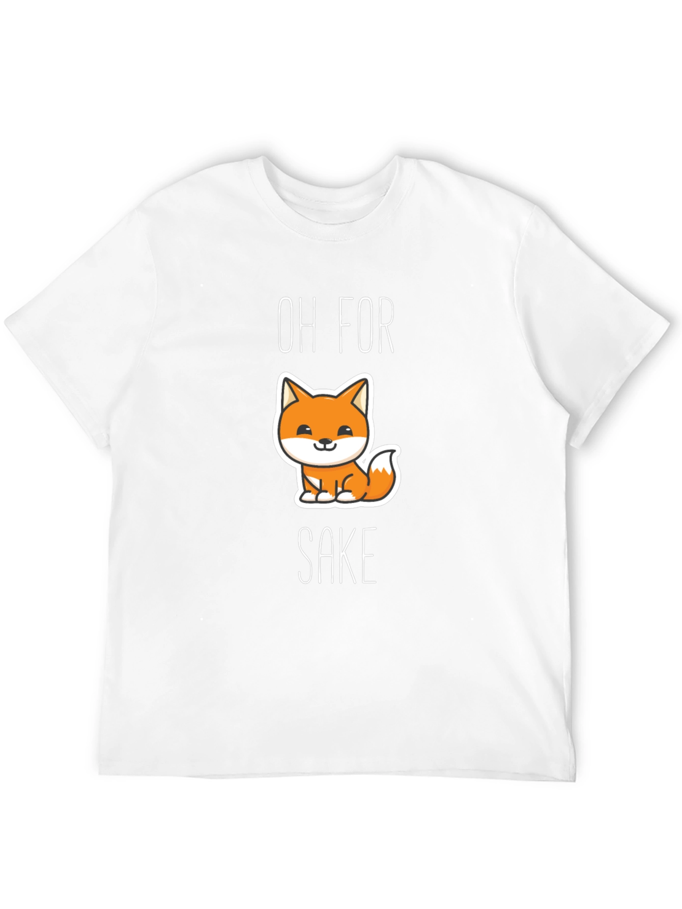 Oh For Fox Sake Black Graphic Tee