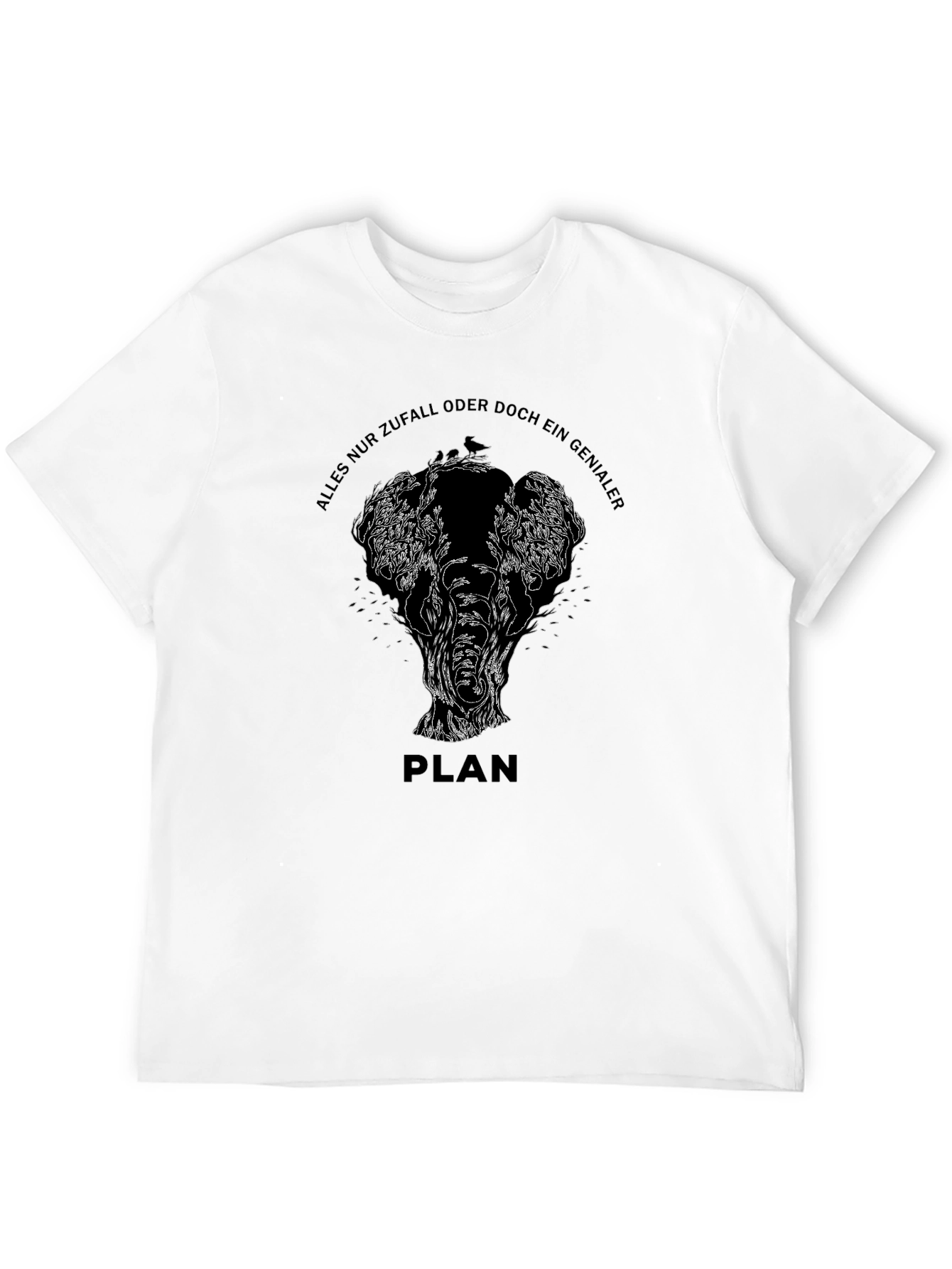 Elephant Plan Graphic T-Shirt - Casual Style
