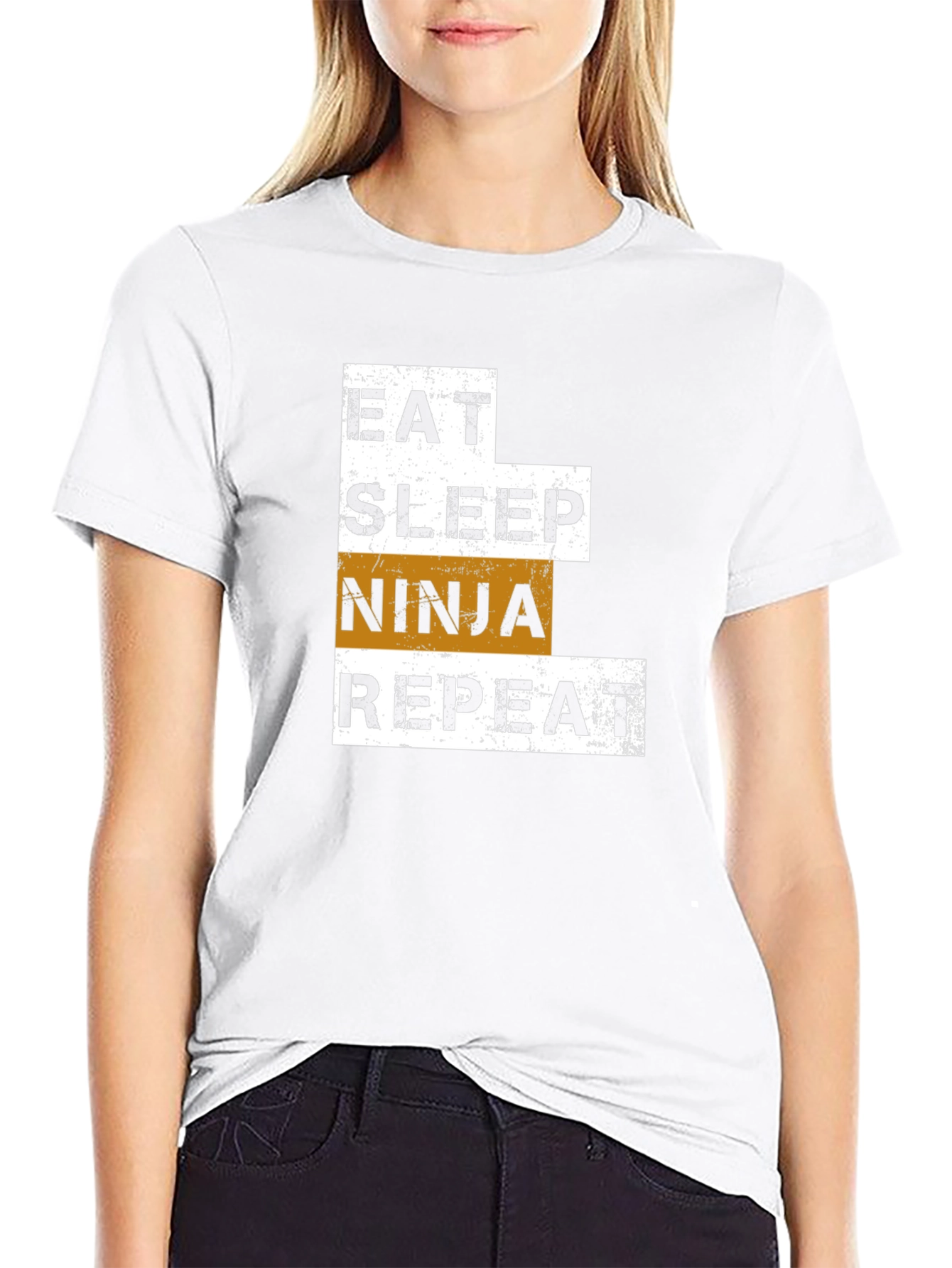 Eat Sleep Ninja Repeat Graphic Tee