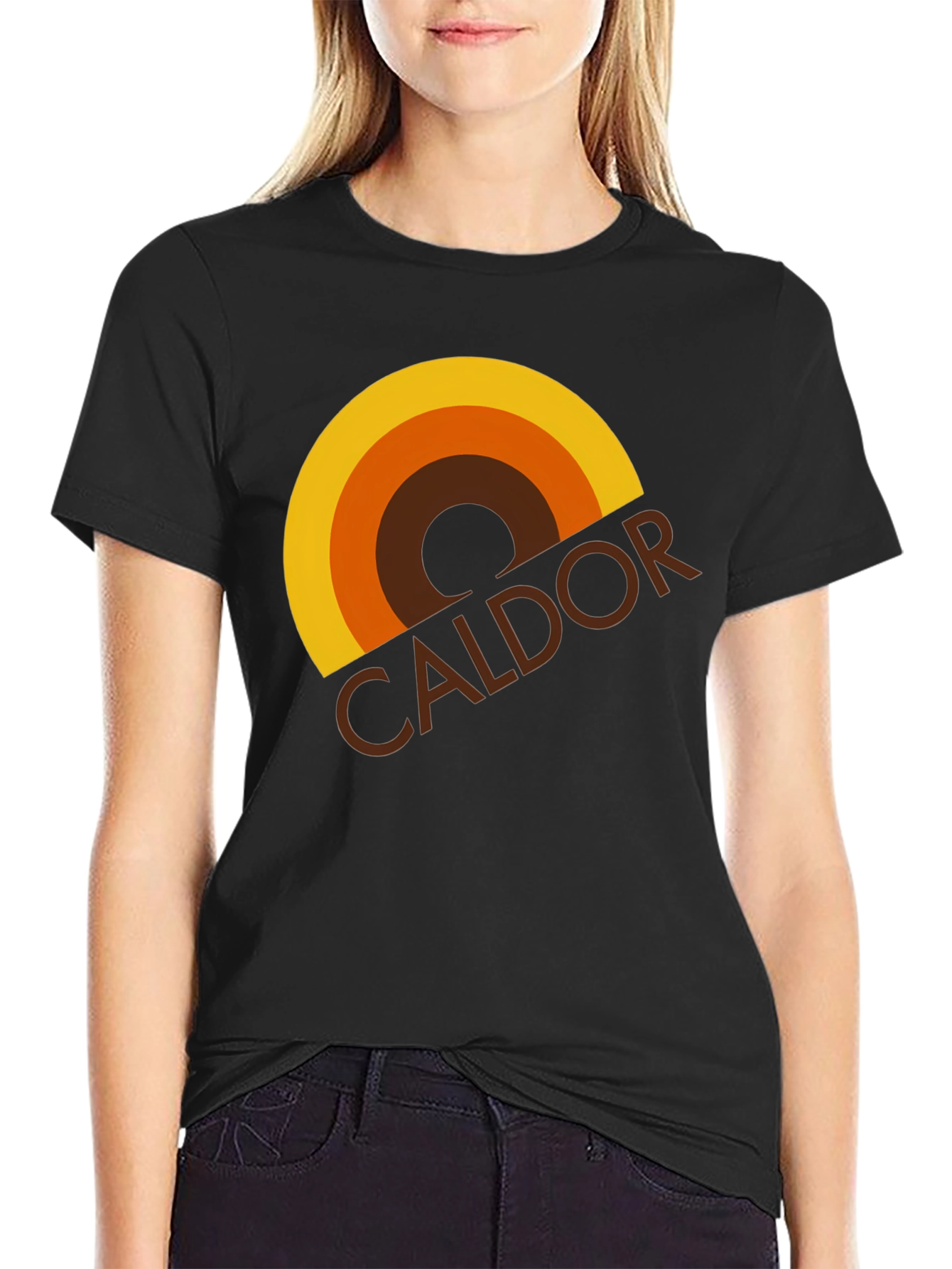 Retro Caldor Rainbow Graphic T-Shirt