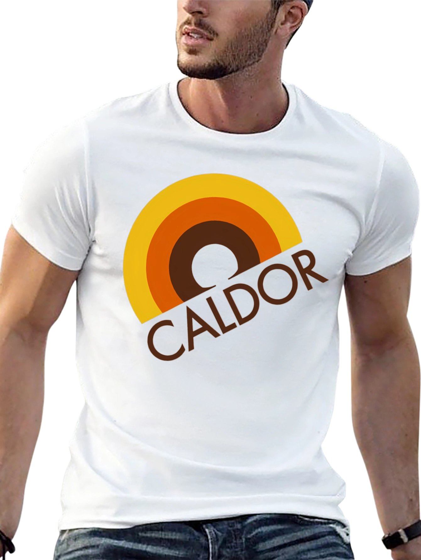 Retro Caldor Rainbow Graphic T-Shirt