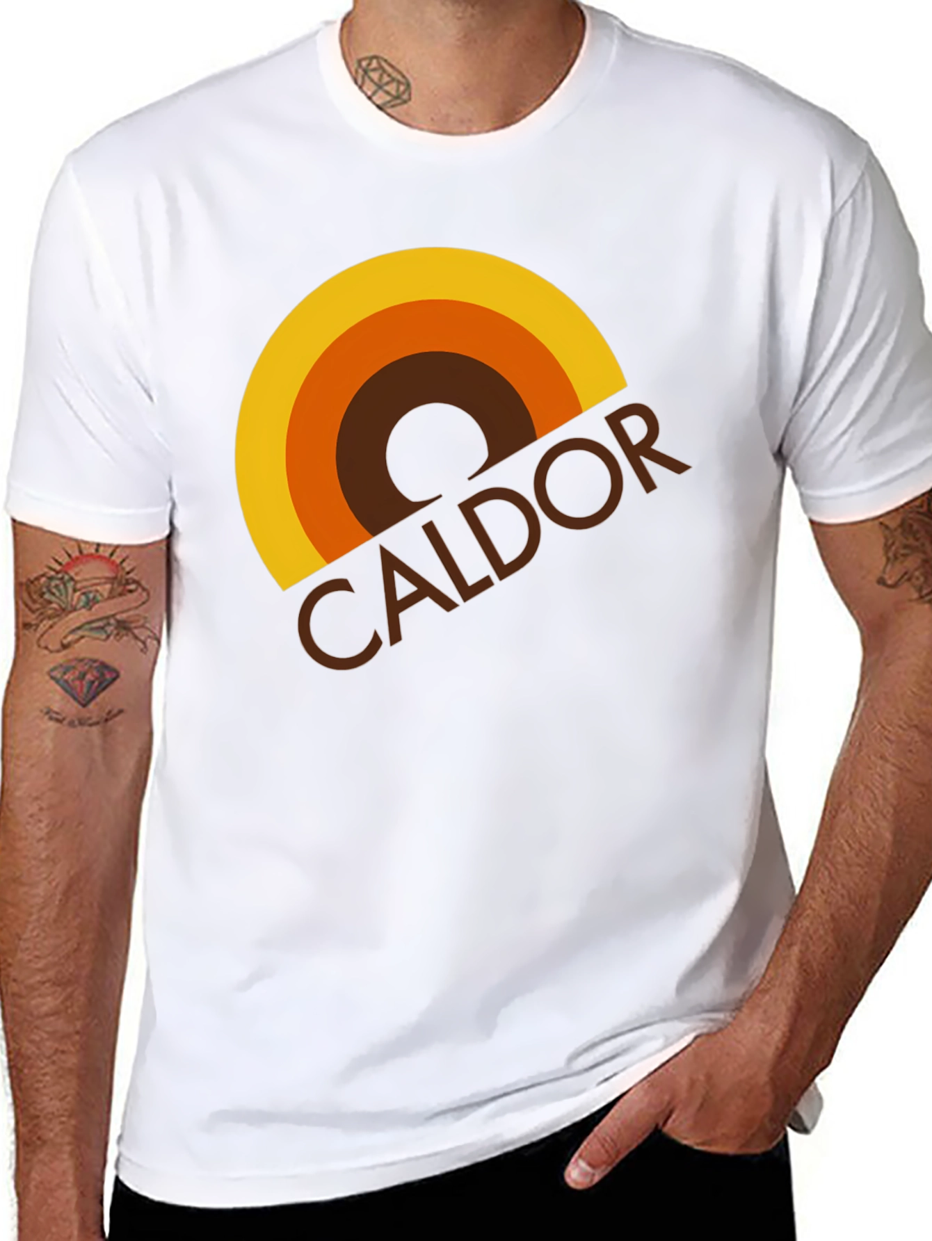 Retro Caldor Rainbow Graphic T-Shirt