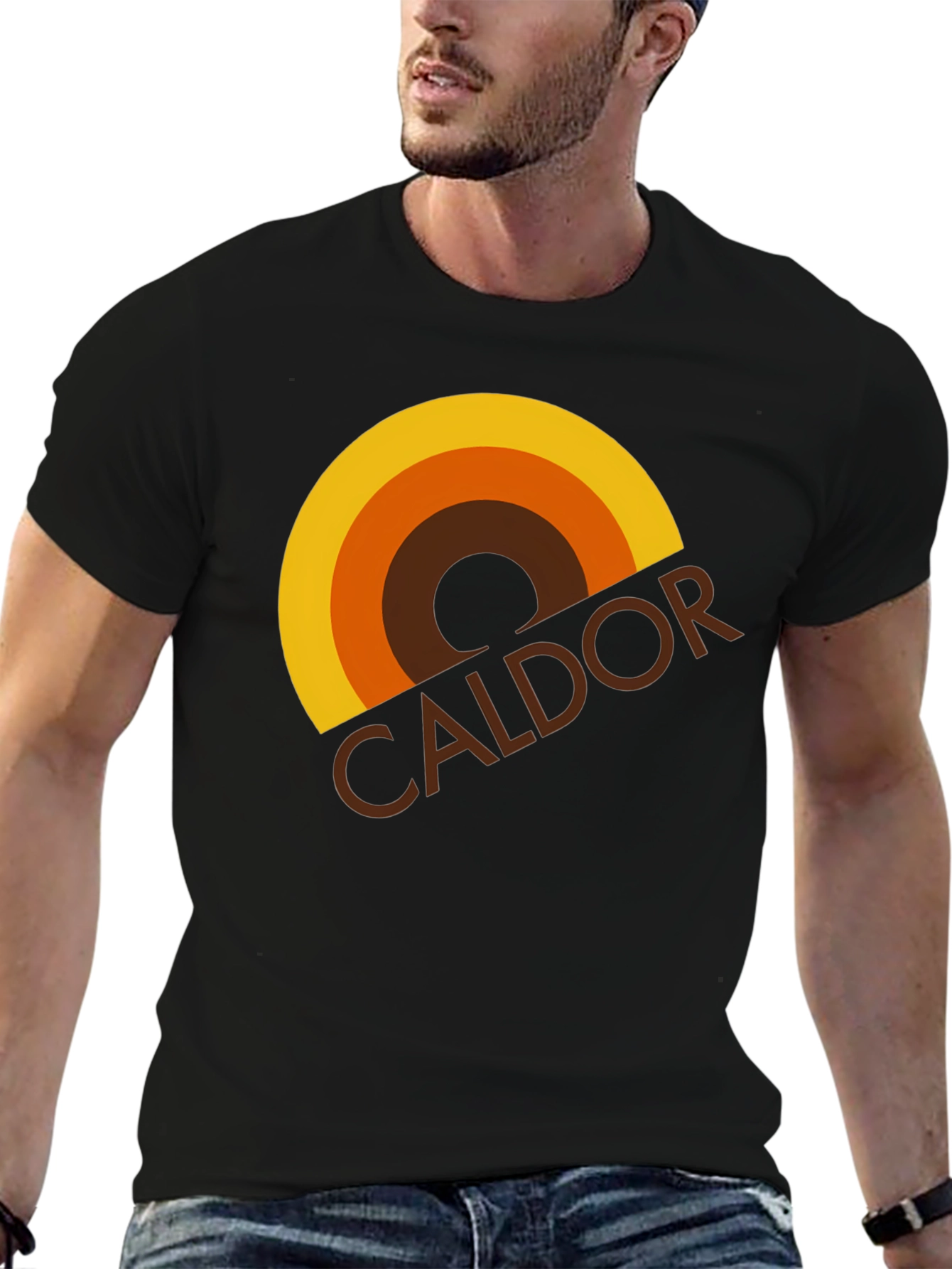 Retro Caldor Rainbow Graphic T-Shirt