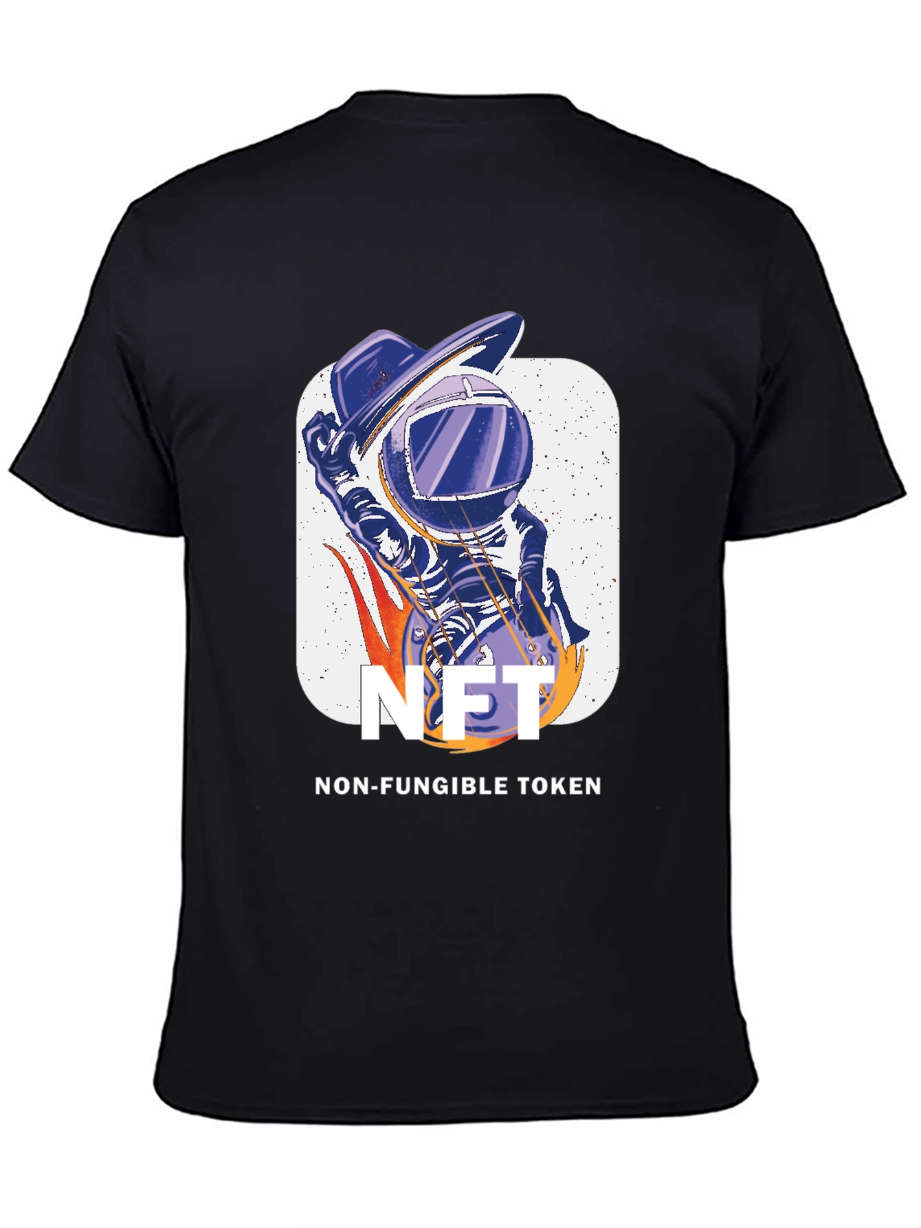NFT Astronaut Graphic T-Shirt - Crypto Art Tee