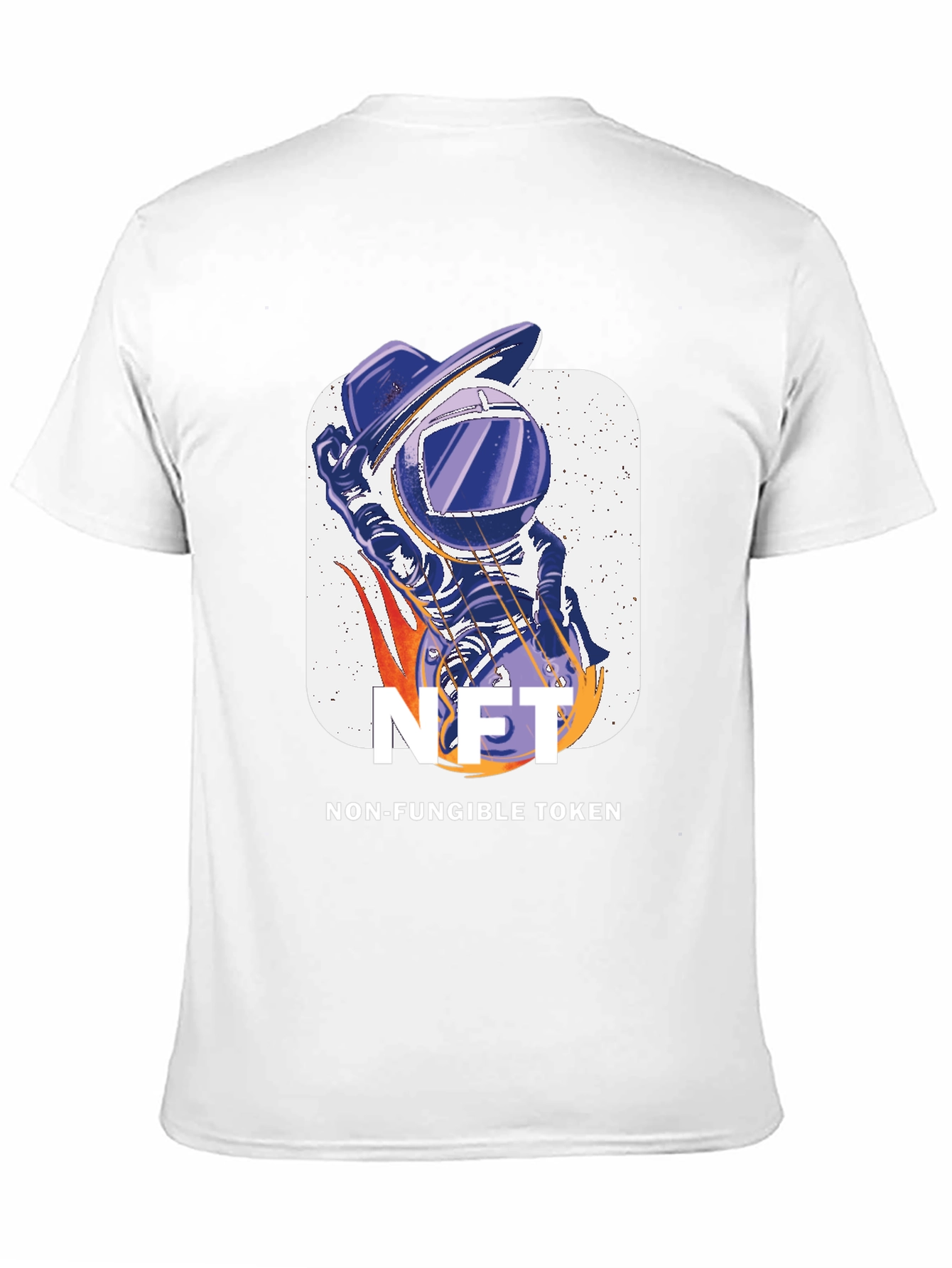 NFT Astronaut Graphic T-Shirt - Crypto Art Tee