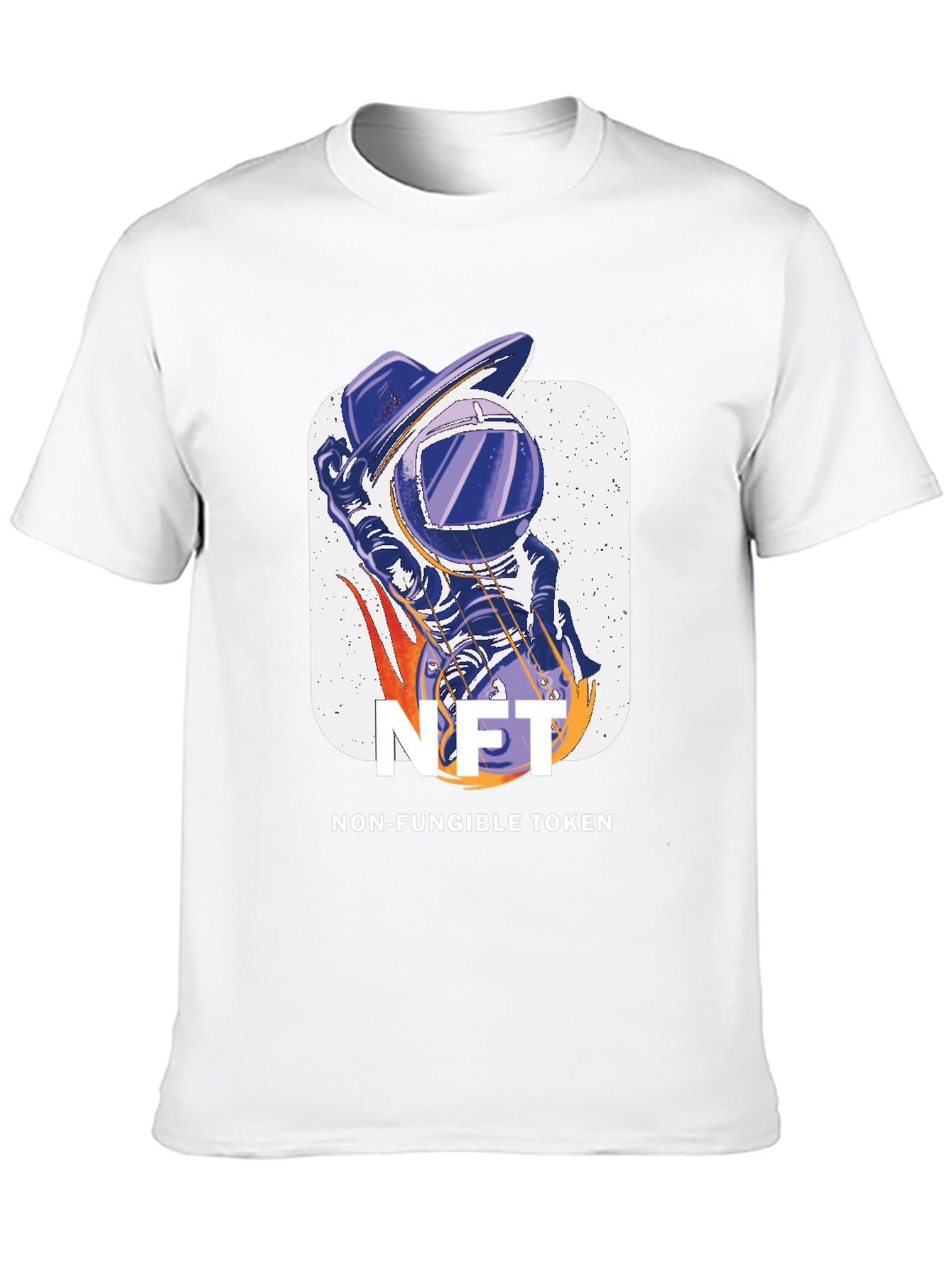 NFT Astronaut Graphic T-Shirt - Crypto Art Tee