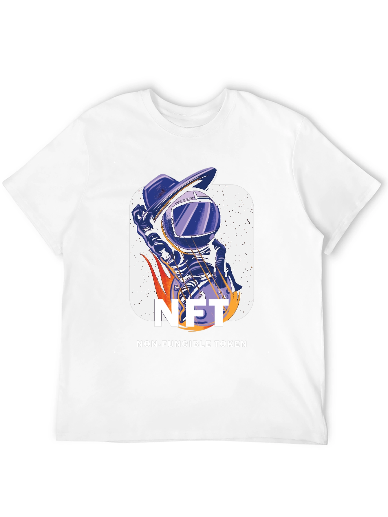 NFT Astronaut Graphic T-Shirt - Crypto Art Tee