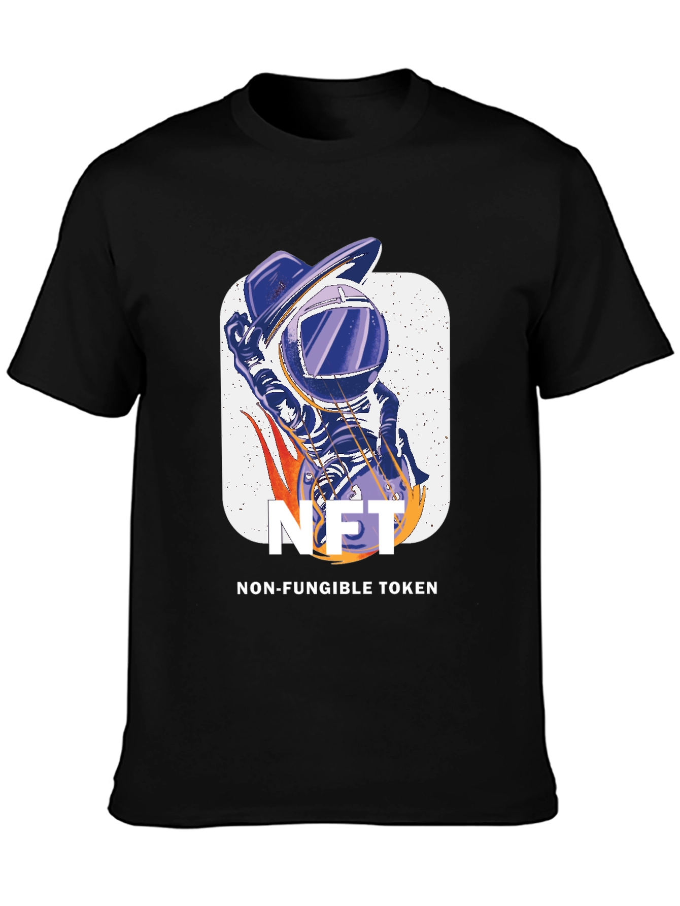 NFT Astronaut Graphic T-Shirt - Crypto Art Tee