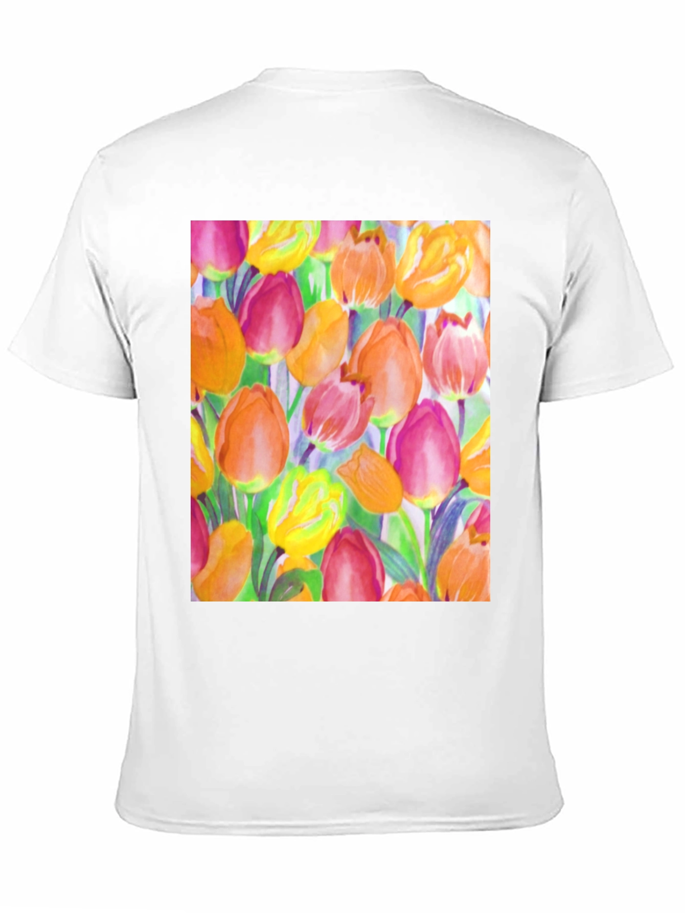 Floral Tulip Print T-Shirt