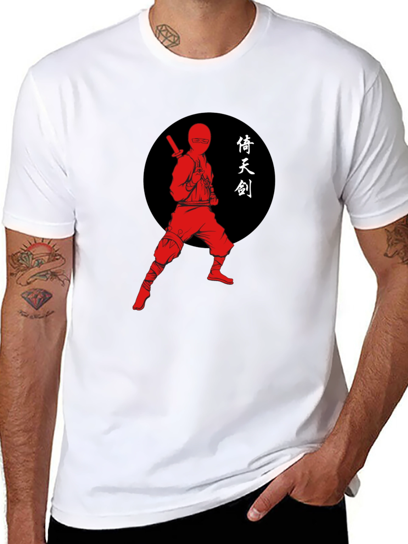 Ninja Graphic Tee - Black