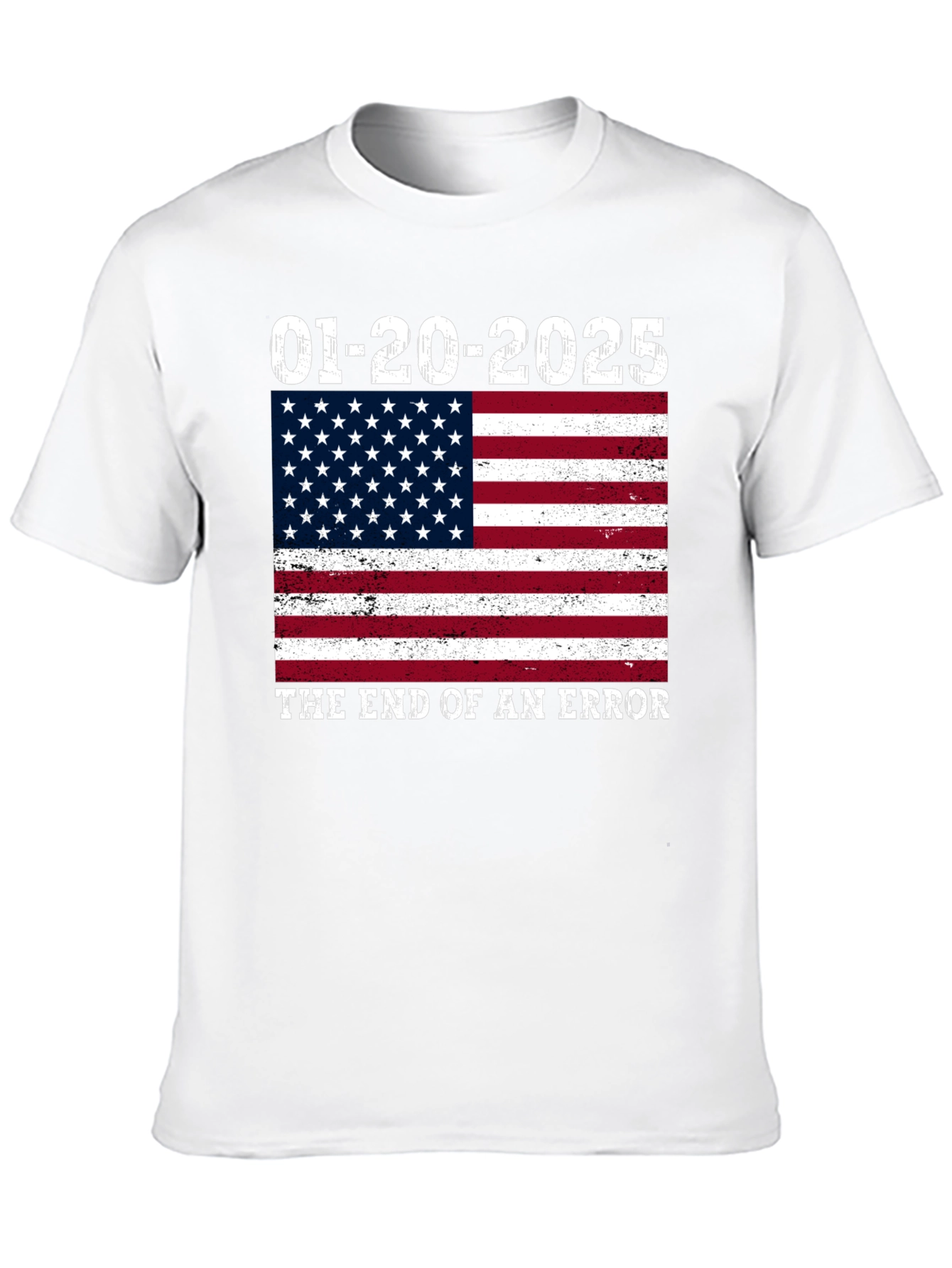 End of Error T-Shirt - Patriotic Flag Tee