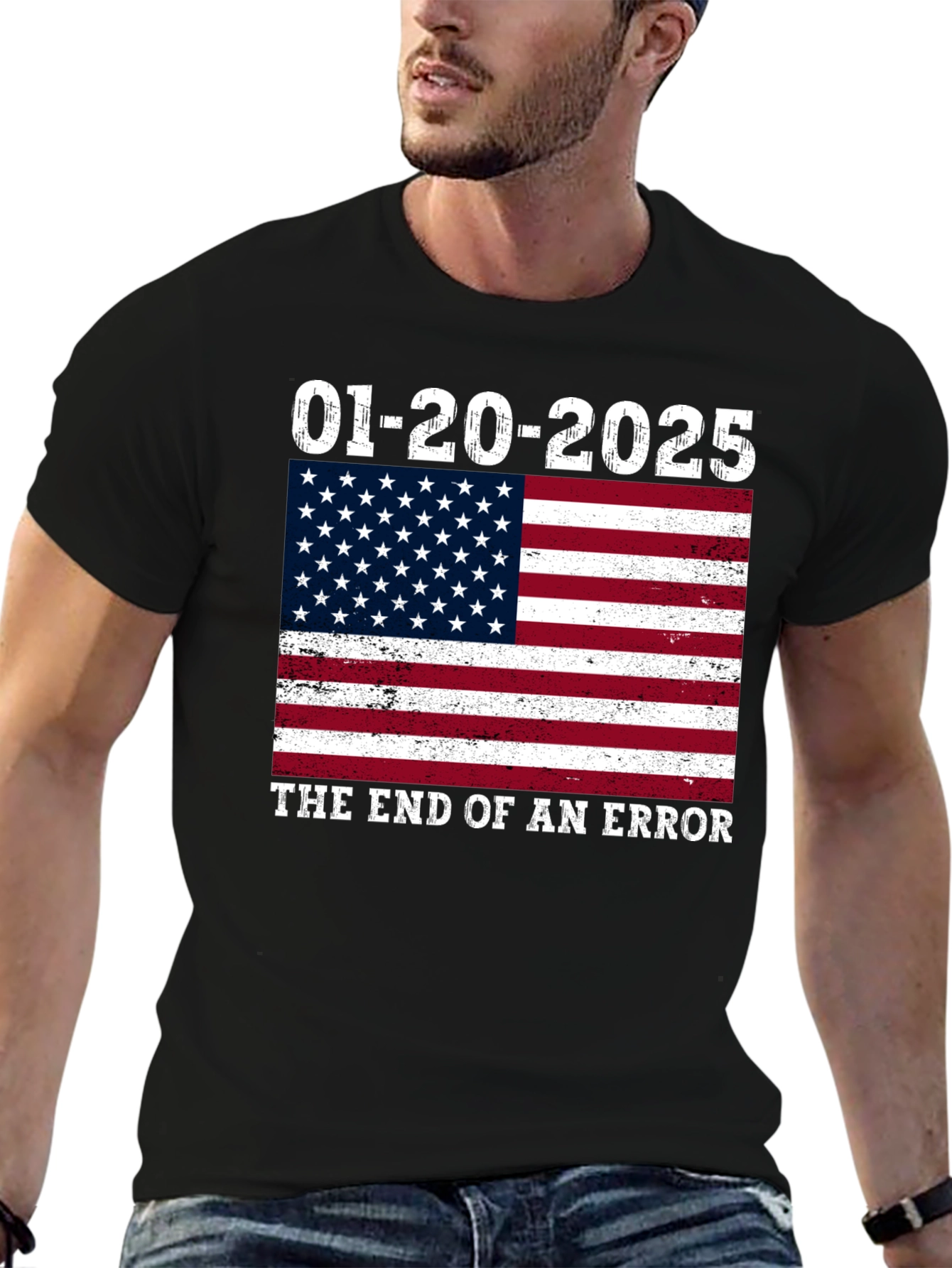 End of Error T-Shirt - Patriotic Flag Tee