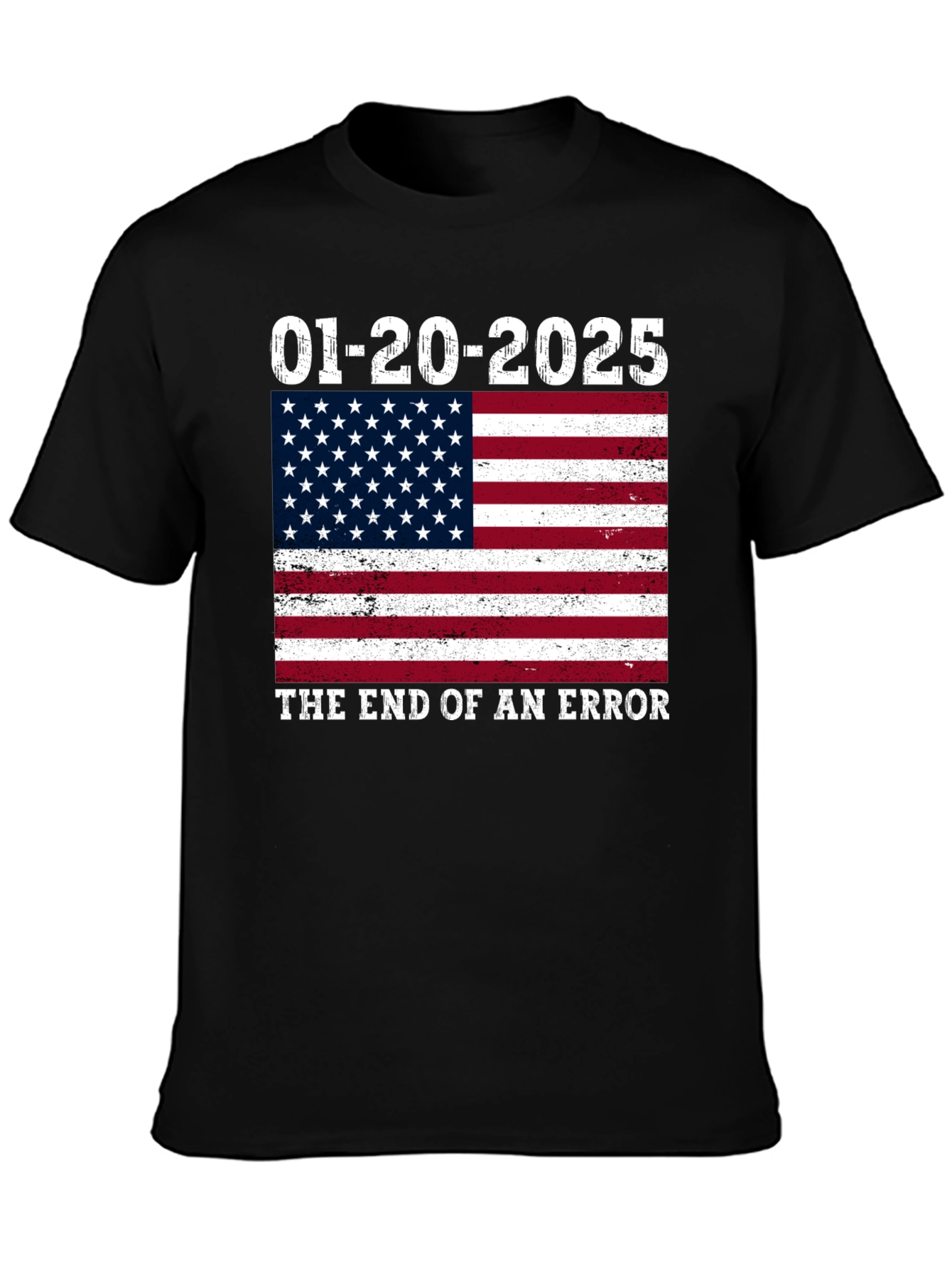 End of Error T-Shirt - Patriotic Flag Tee
